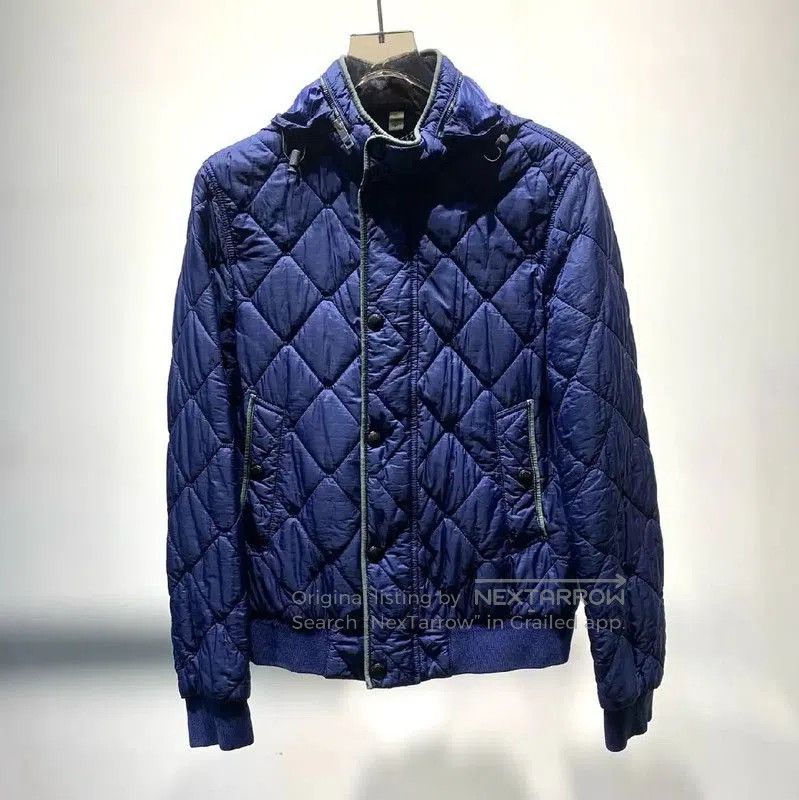 Burberry Burberry Men's Navy Quilted Down Jacket Size S. Size US S / EU 44-46 / 1 - 1 Thumbnail