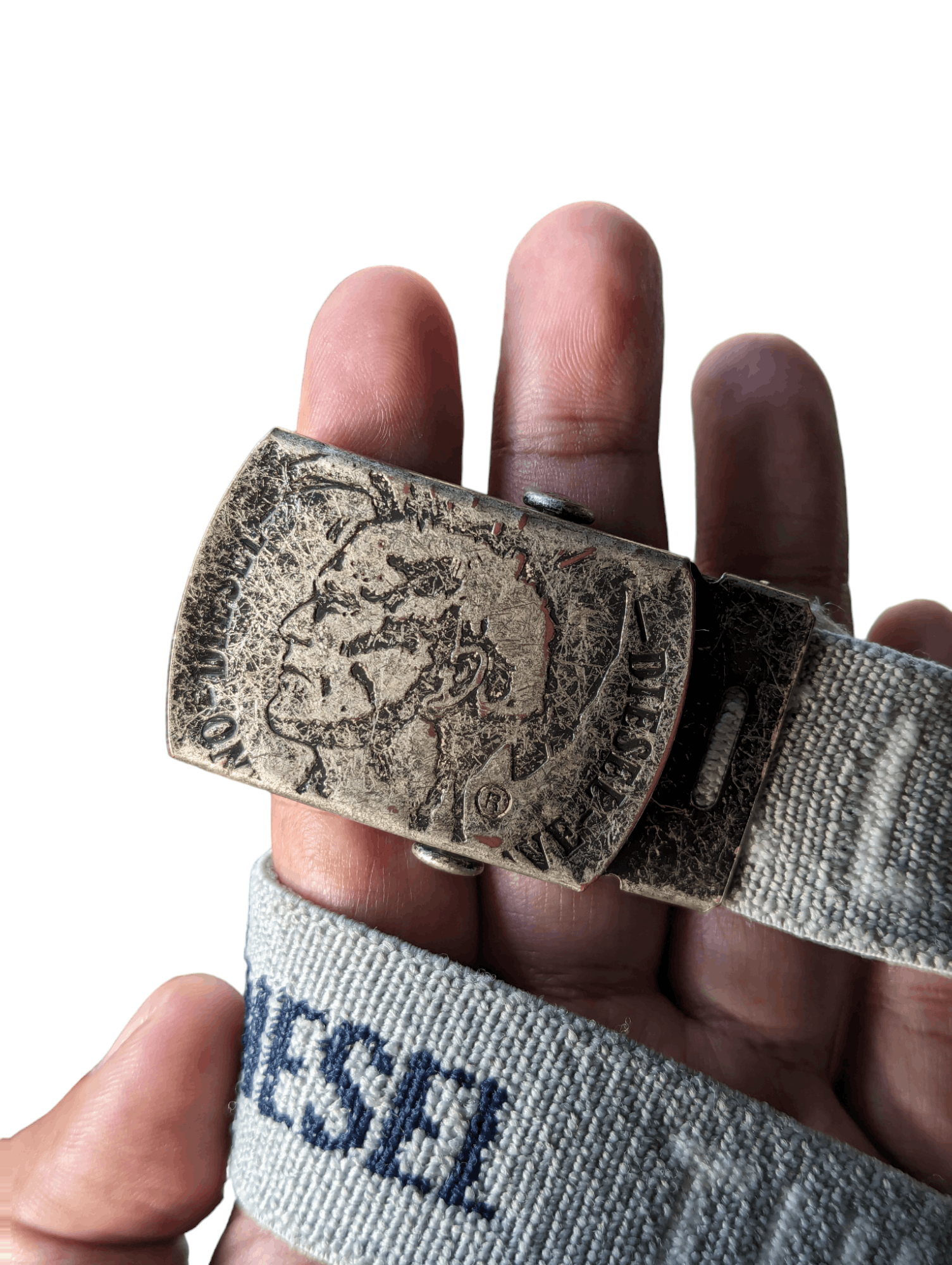 Diesel VINTAGE DIESEL TROJAN BUCKLE MADE IN ITALY (STRETCHABLE) Size ONE SIZE - 2 Thumbnail