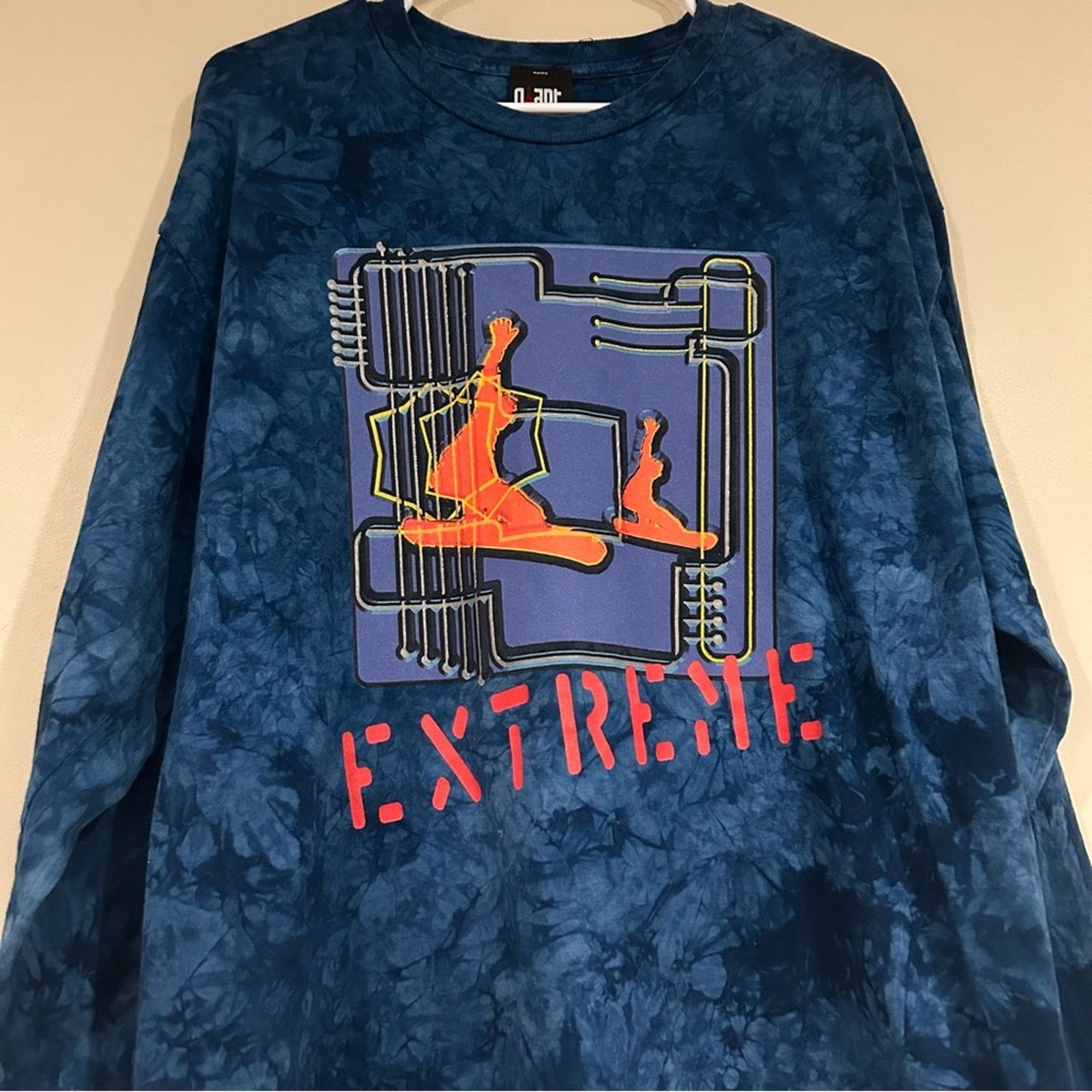 Giant Vintage Extreme Snowboarding Tie Dye Shirt Size US L / EU 52-54 / 3 - 2 Thumbnail