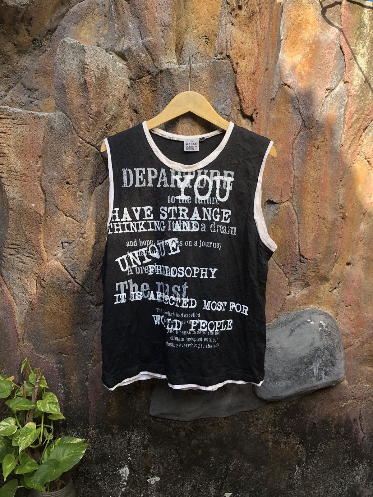 image of Archival Clothing x Vintage Oxfam Punk Rock in Black, Men's (Size Large)