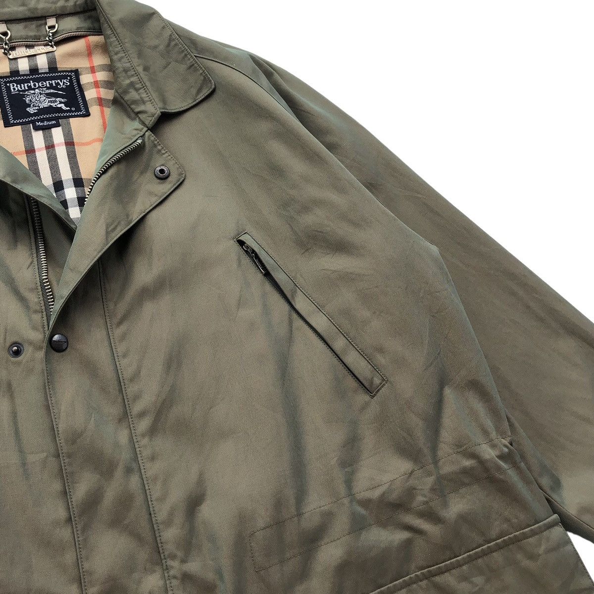 Burberry Vintage Burberrys Lined Novacheck Jacket For Women Size M / US 6-8 / IT 42-44 - 4 Thumbnail