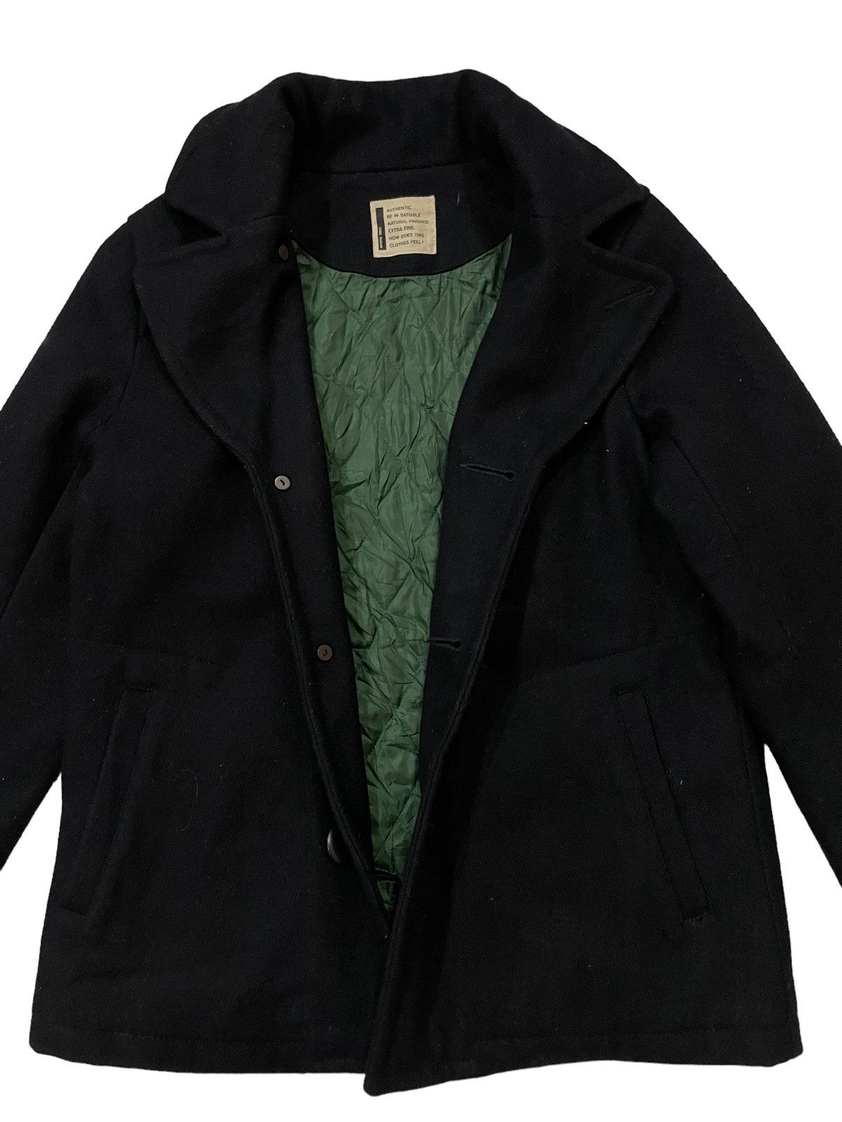 Japanese Brand Cube Sugar Wool Bondage Punk Winter Coat Jacket Size US M / EU 48-50 / 2 - 9 Thumbnail