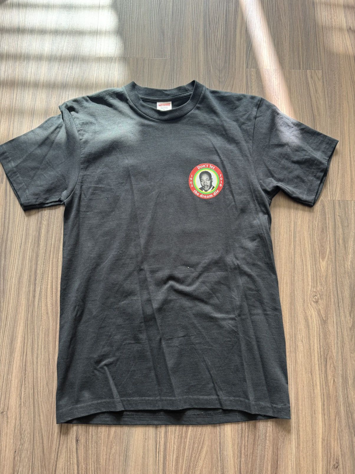 Supreme Supreme MLK Dream Tee Black Size S – Don’t Let the Dream Die Size US S / EU 44-46 / 1 - 1 Thumbnail