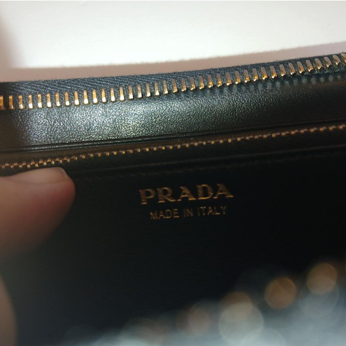 Prada Prada Tessuto Nylon Quilted Zip Around Wallet in Black Size ONE SIZE - 5 Thumbnail