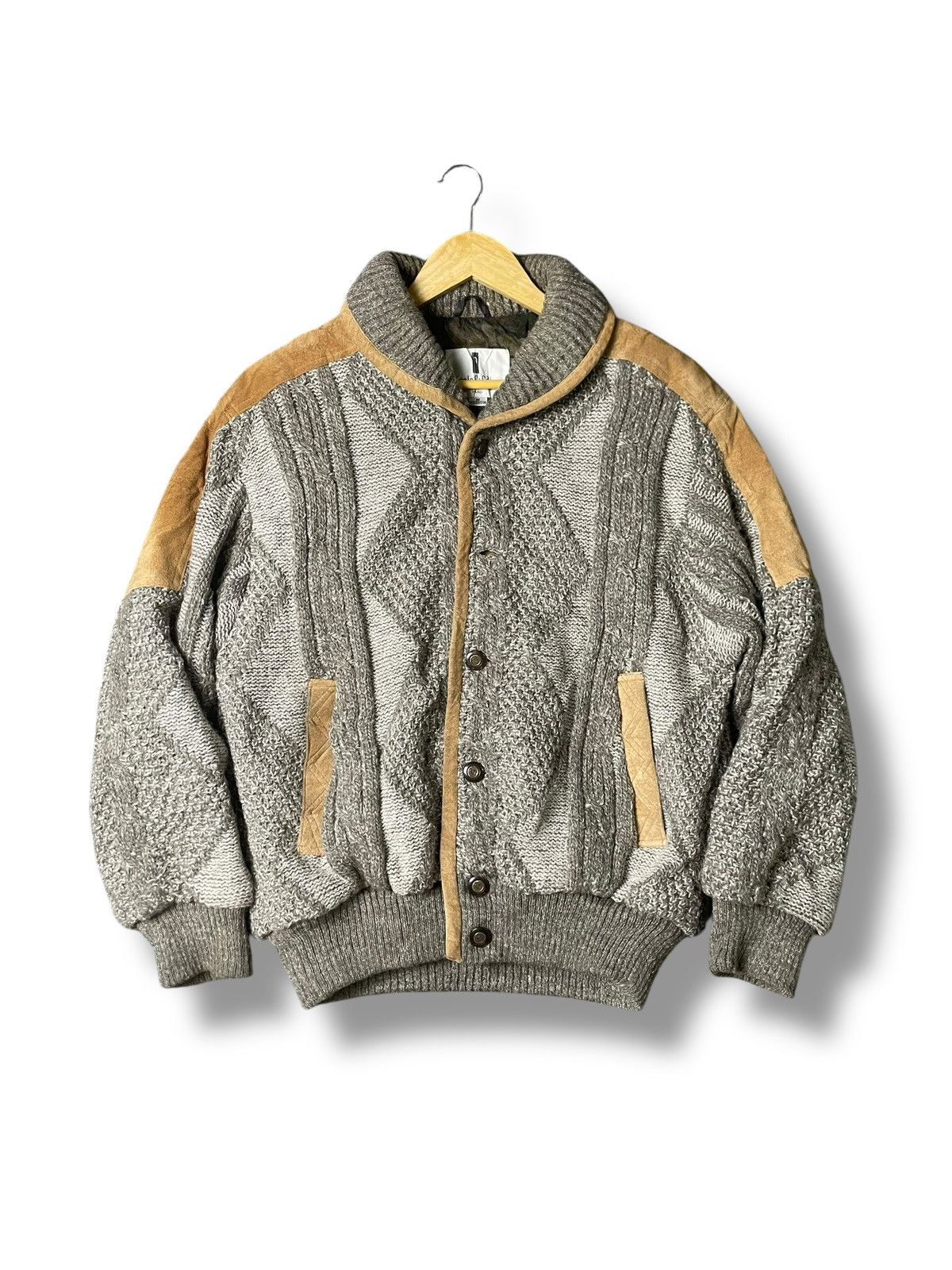 Japanese Brand × Vintage Nicoles St Gilles Paris Wool Button Jacket (56) Size US M / EU 48-50 / 2 - 1 Thumbnail
