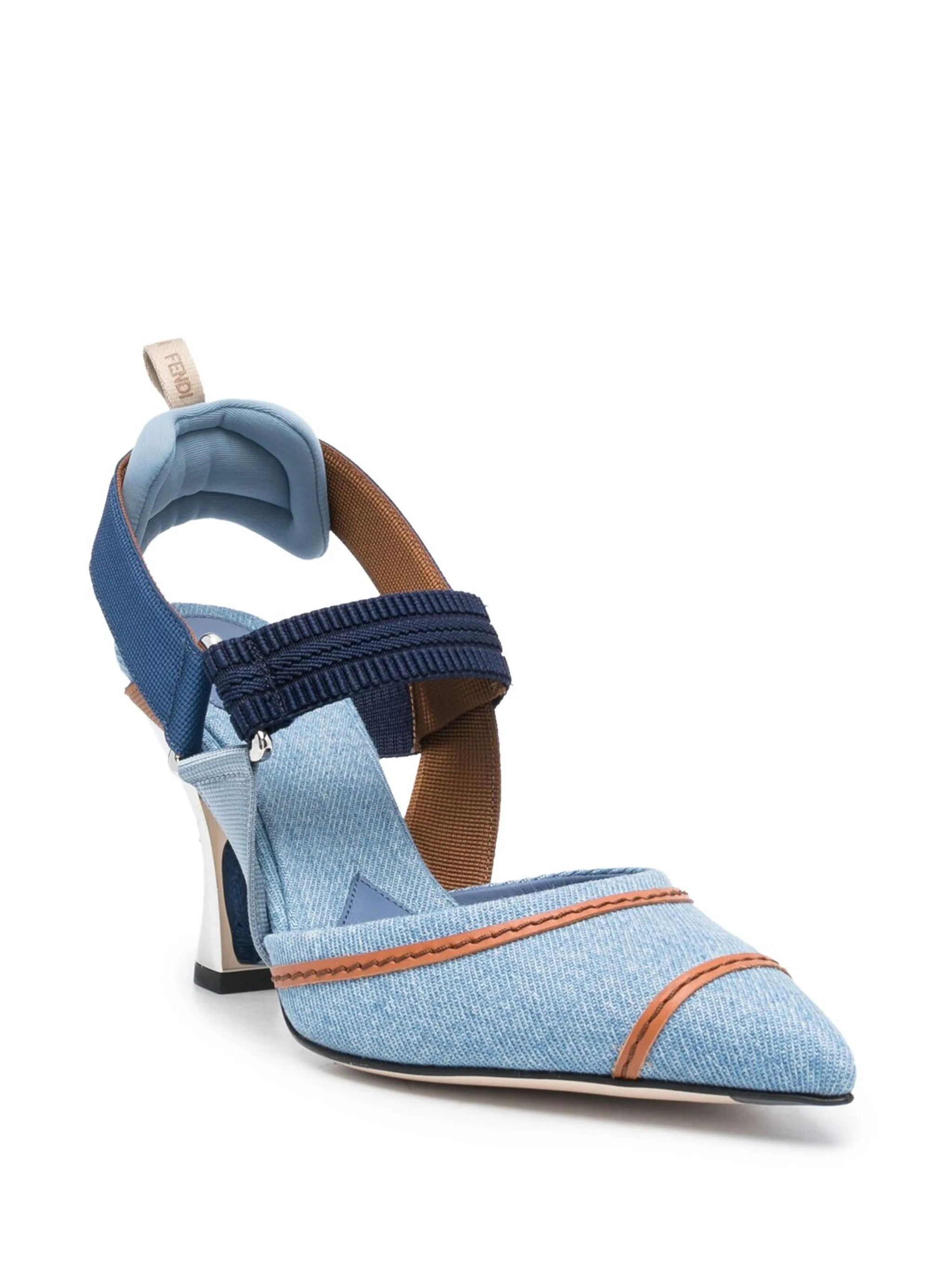 Fendi o1loc1c0824 Colibri in Blue Size US 12 / IT 42 - 2 Thumbnail