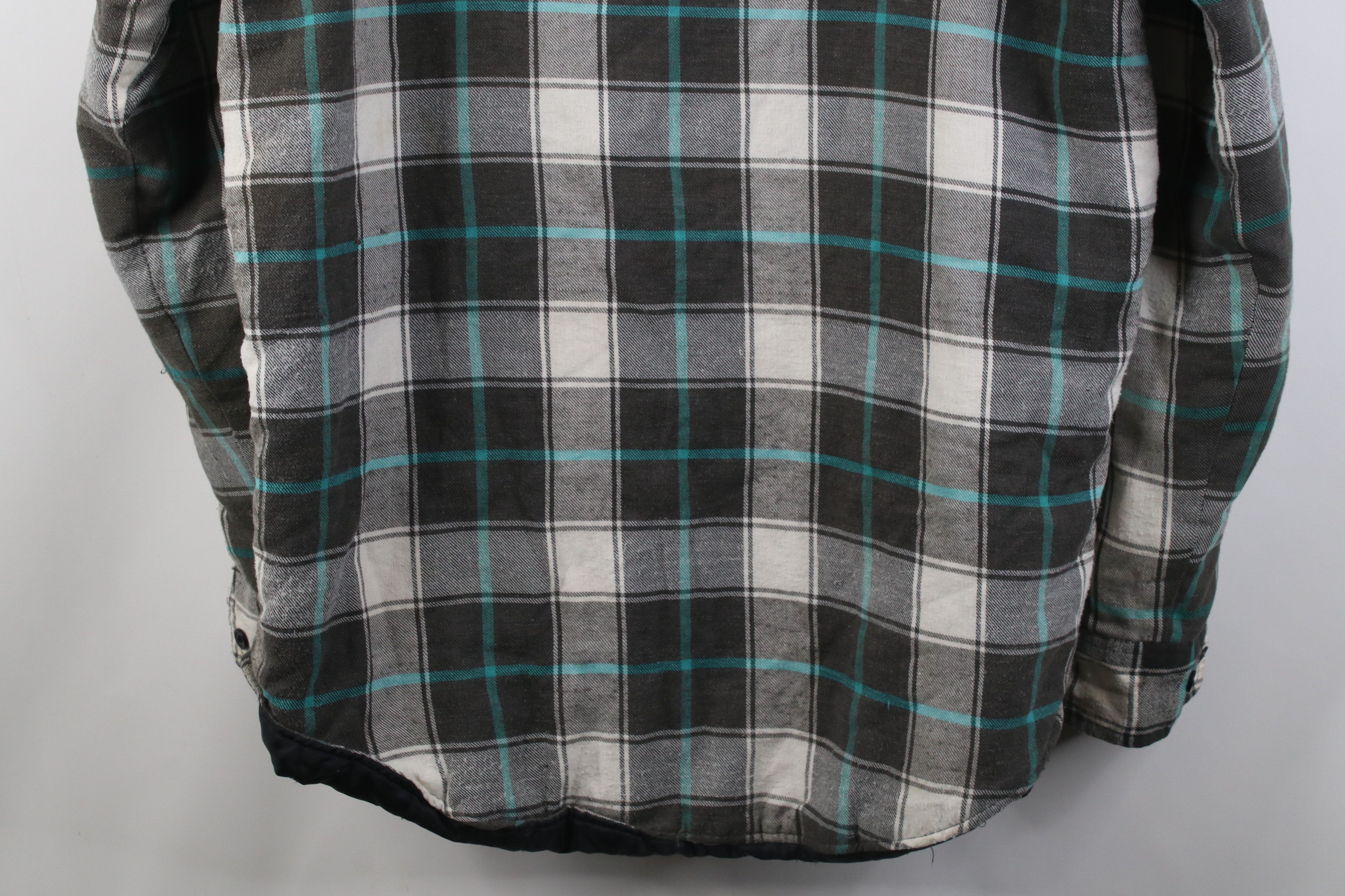 Vintage Vintage 90s Streetwear Flannel Button Shirt Jacket Jac Shirt Size US M / EU 48-50 / 2 - 15 Thumbnail