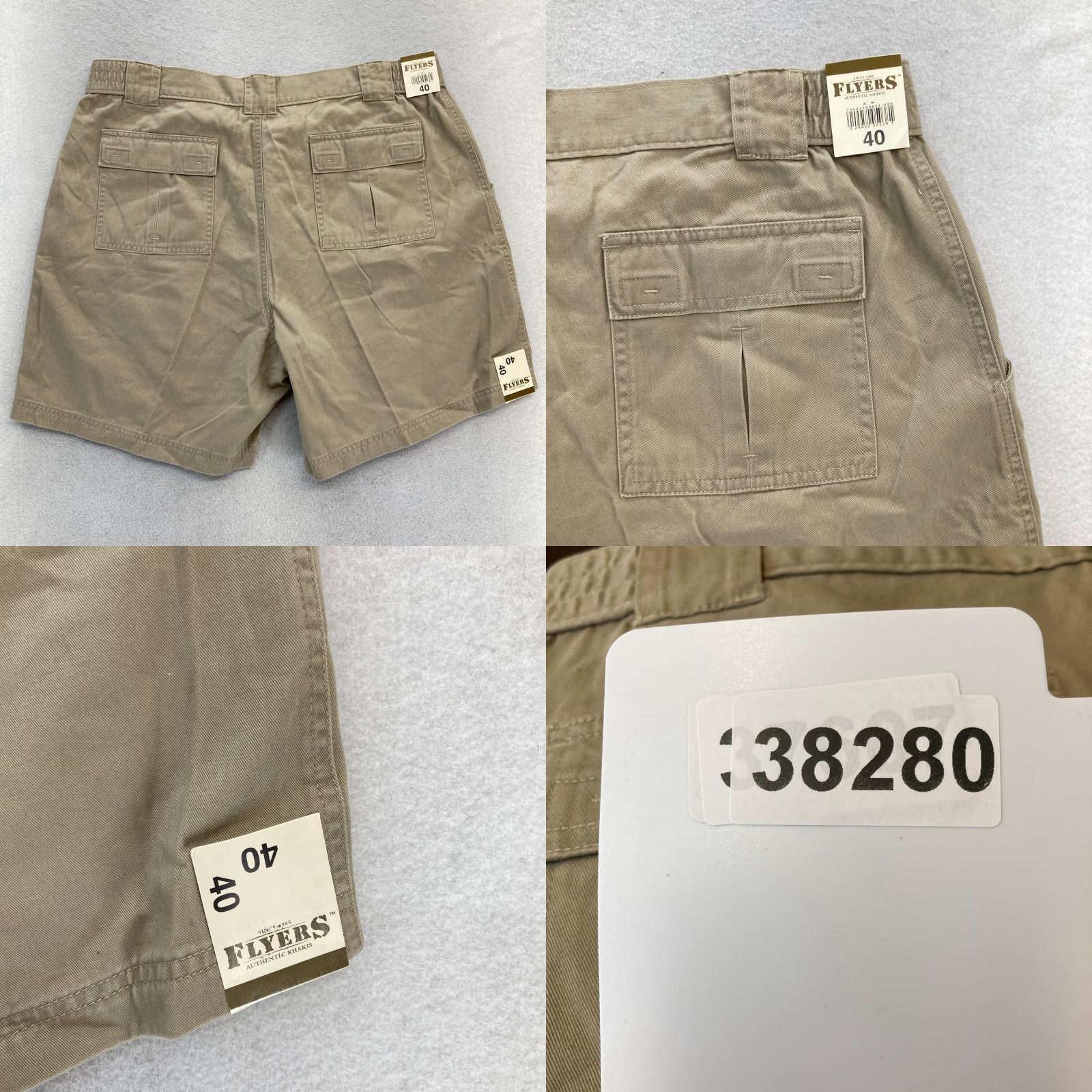 Vintage Vintage Flyers Outdoor Cargo Shorts Mens 40 Brown Canvas Hiking Travel Workwear Size US 40 / EU 56 - 8 Thumbnail