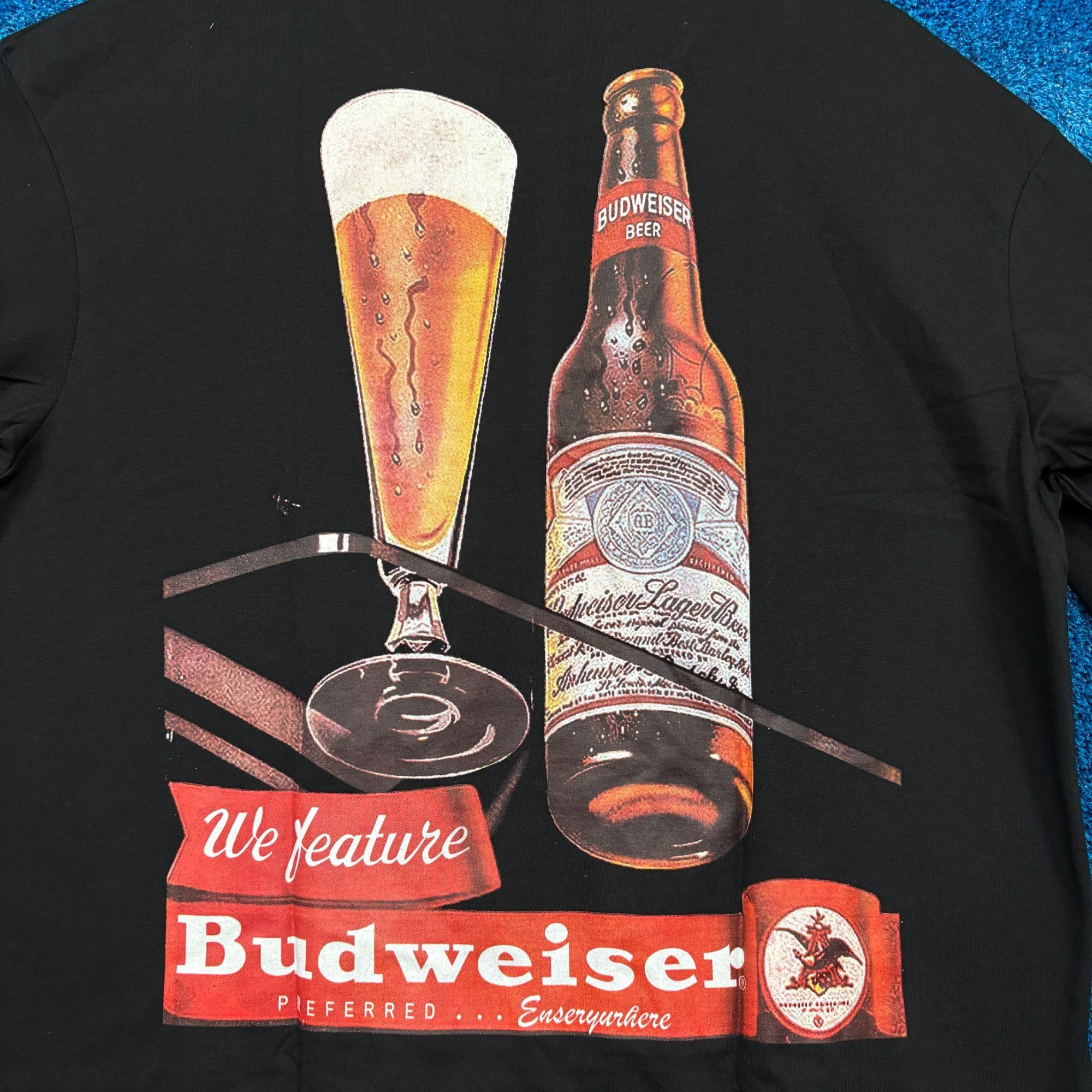 Budweiser Budweiser Featured & Preferred Everywhere Oversized Tee L Size US L / EU 52-54 / 3 - 2 Thumbnail
