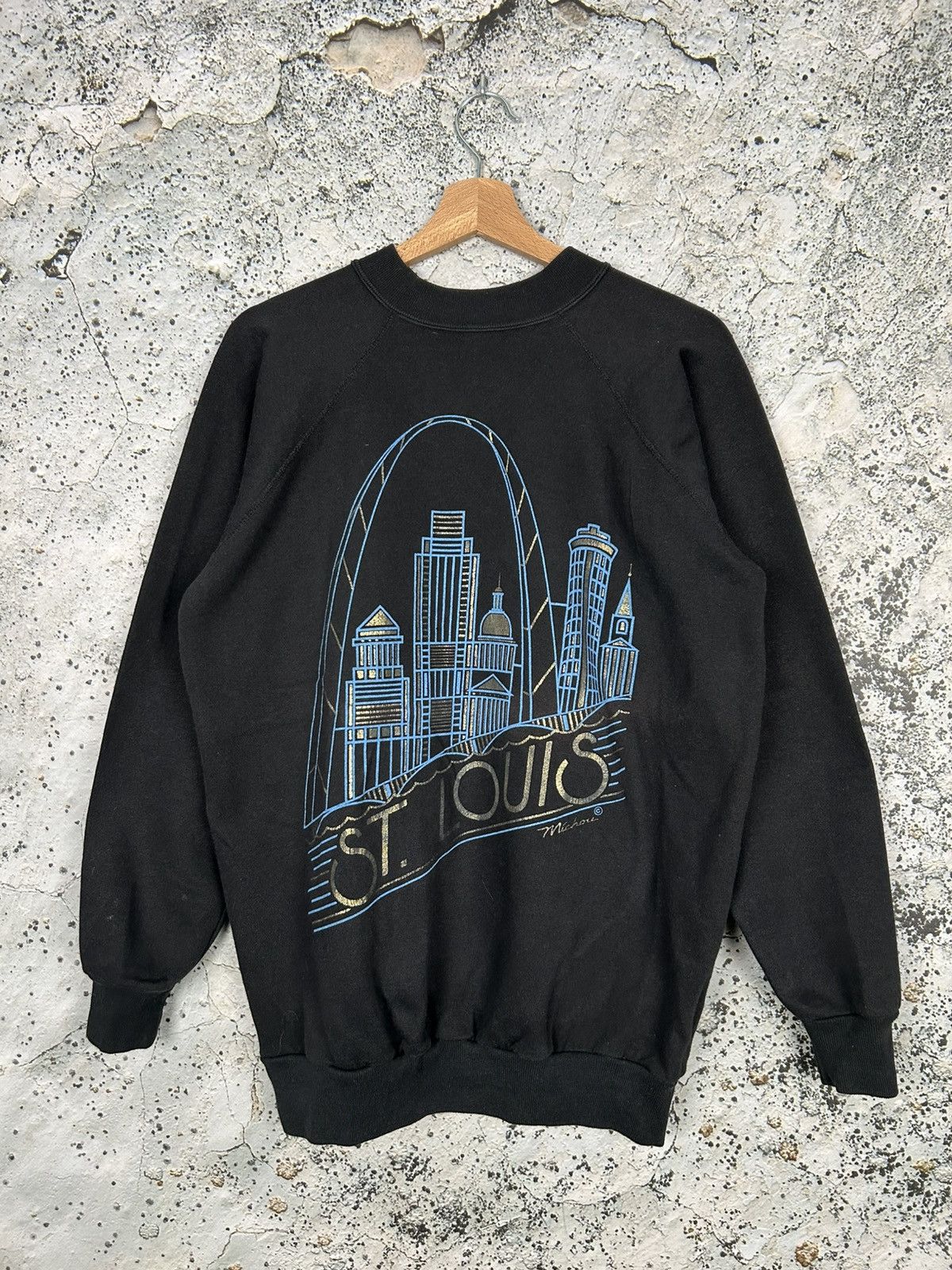 Vintage Vintage St Louis USA Graphic Crewneck Boxy Baggy 90d Skate Size US M / EU 48-50 / 2 - 1 Thumbnail
