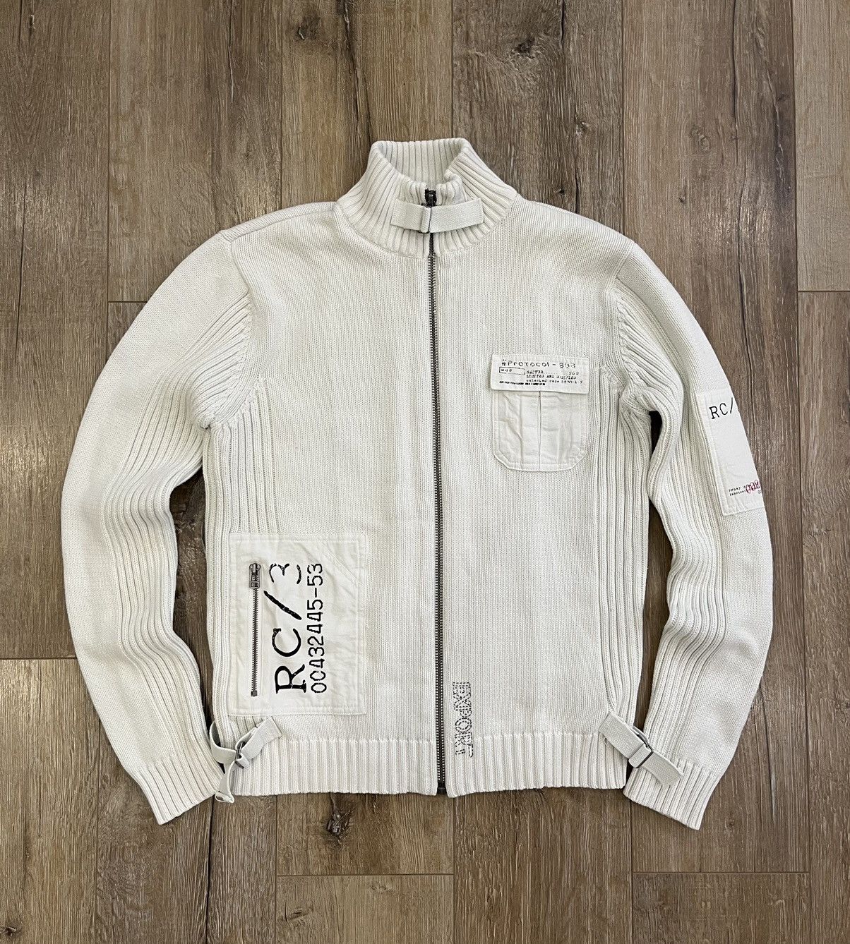 YOHJI YAMAMOTO 00AW ZIPPED KNIT