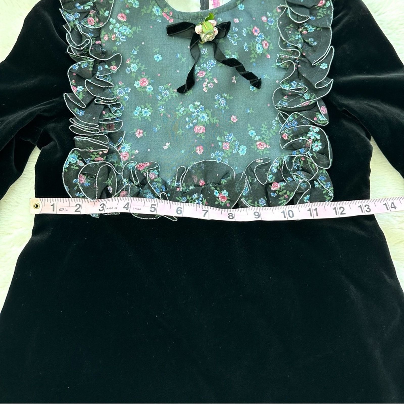 Other Simonetta velvet dress size XS Size XS / US 0-2 / IT 36-38 - 5 Thumbnail