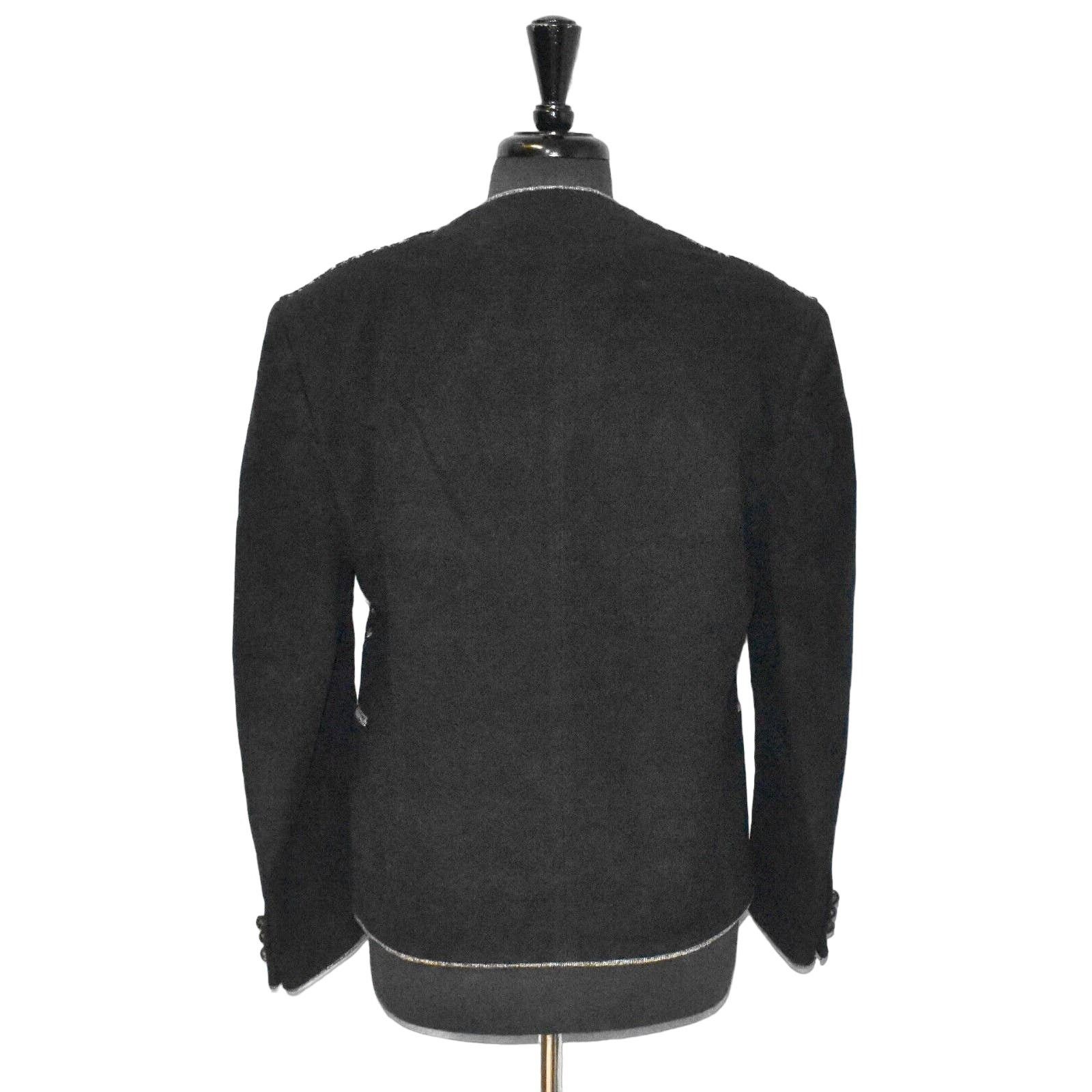Matsuda MATSUDA Nicole Tokyo Japan Black White Wool Blend Jacket S Size S / US 4 / IT 40 - 3 Thumbnail
