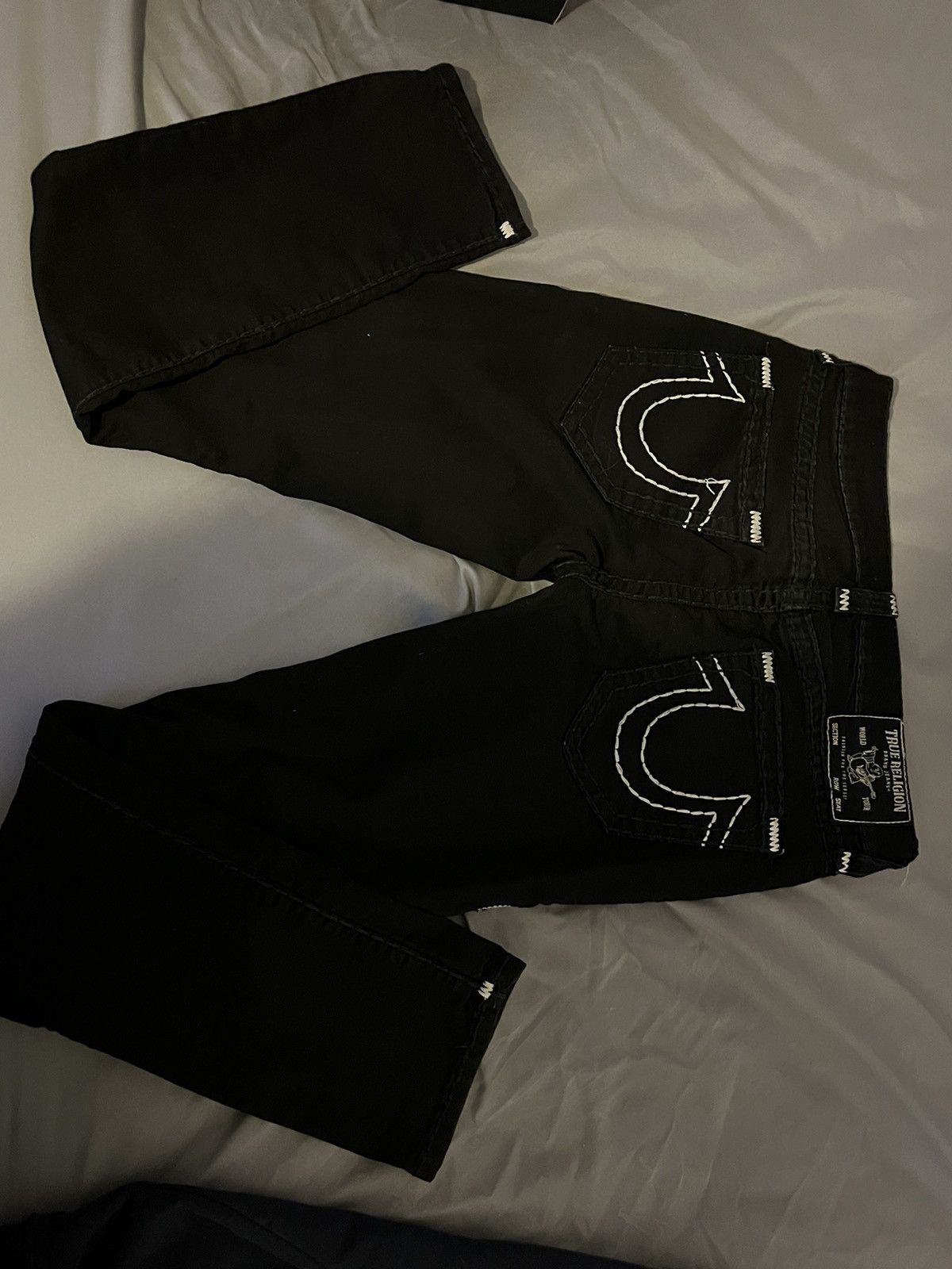 image of True Religion Jeans Rocco Relaxed Skinny in Black, Men's (Size 32)