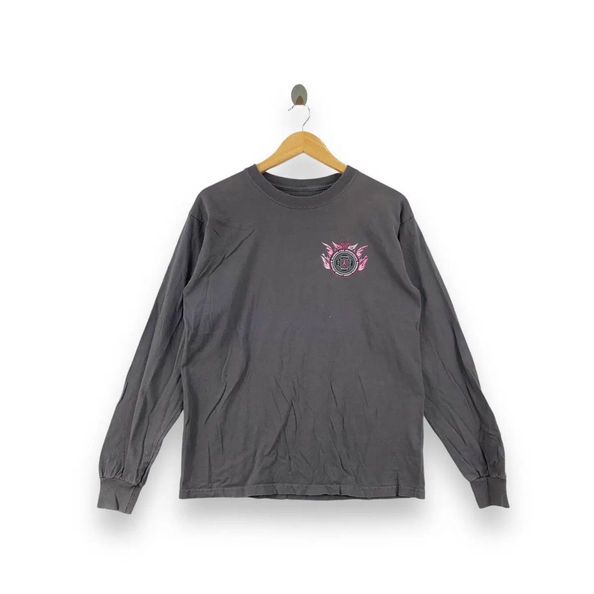 Vintage ALABASTER FIRE DEPARTMENT Pink Ribbon Project Tee Shirt Size M / US 6-8 / IT 42-44 - 1 Thumbnail