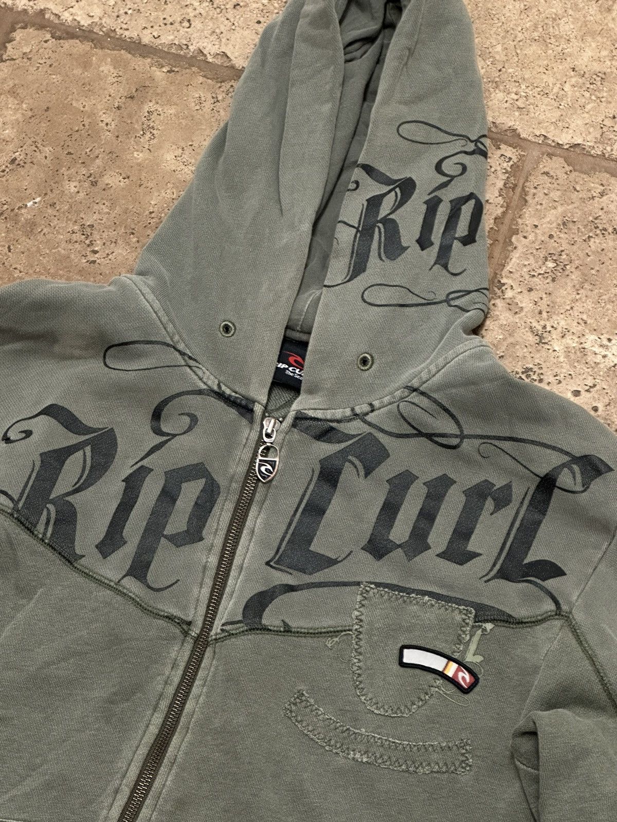 Rip Curl Rip Curl Vintage Y2K 2000’s Graphic Hoodie Surfing Size US S / EU 44-46 / 1 - 2 Thumbnail