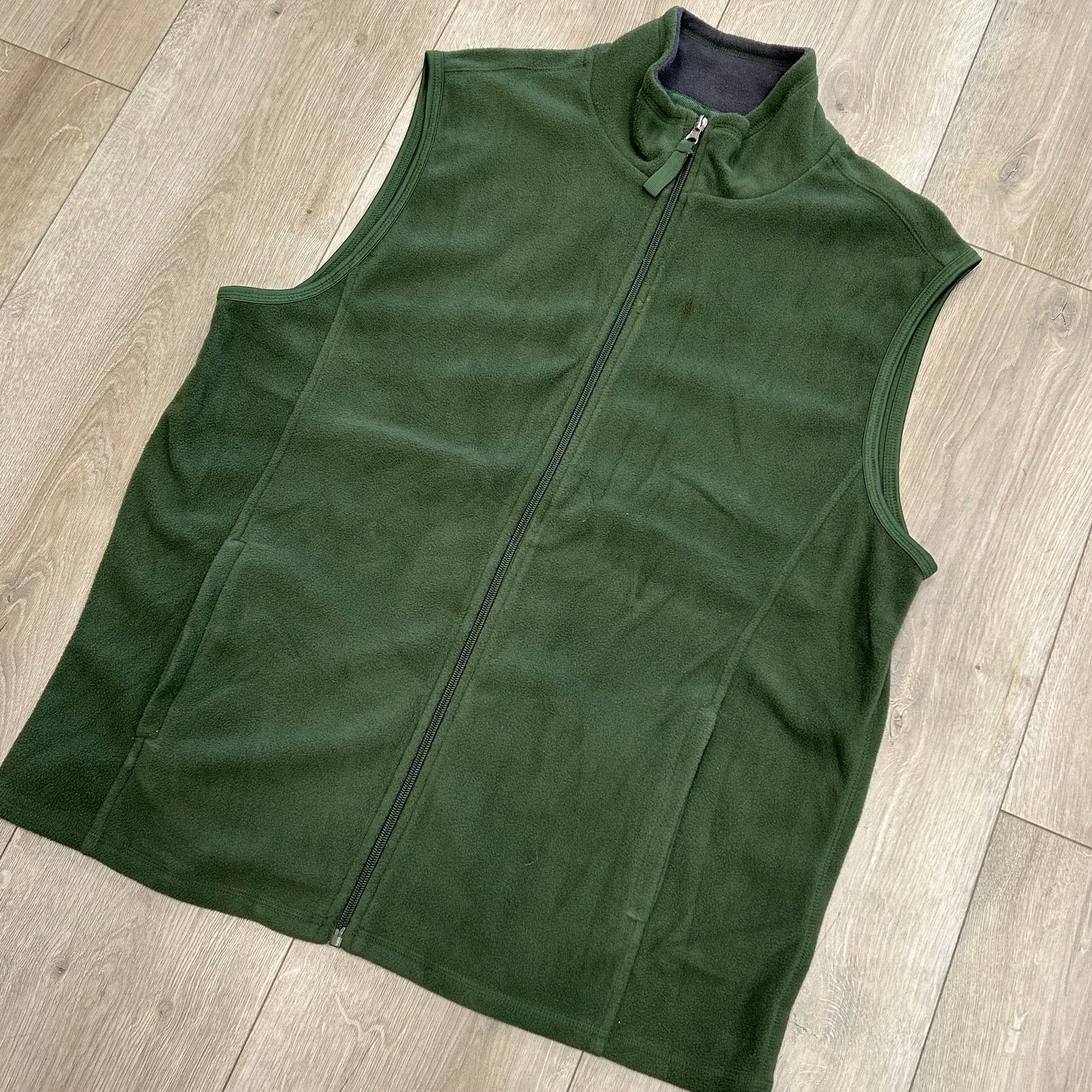 Stussy Club Room Green Fleece Vest Zip up Size Large L B20 Size US L / EU 52-54 / 3 - 2 Thumbnail