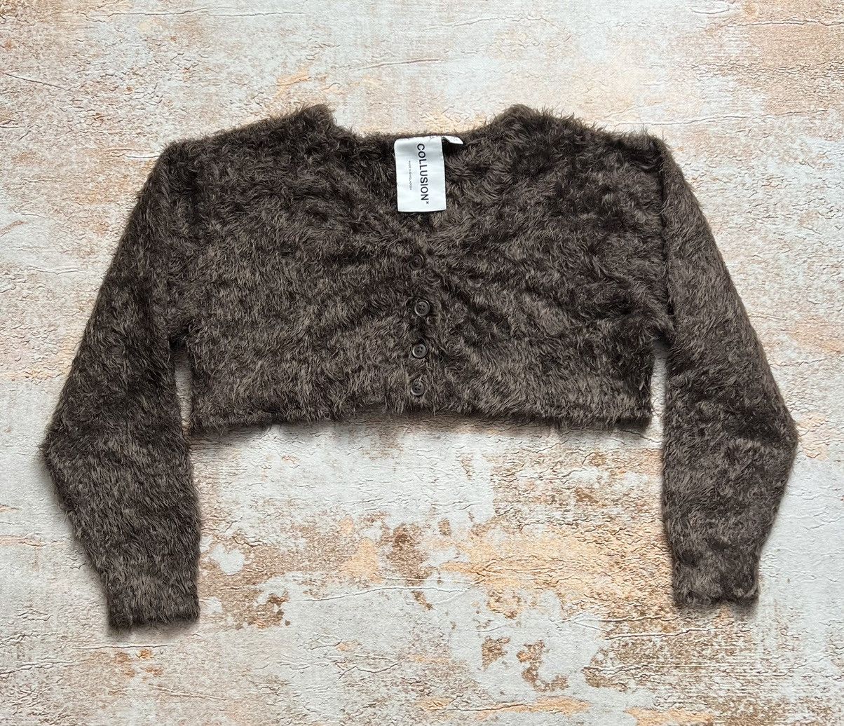 Japanese Brand Collusion cropped cardigan Size S / US 4 / IT 40 - 1 Thumbnail
