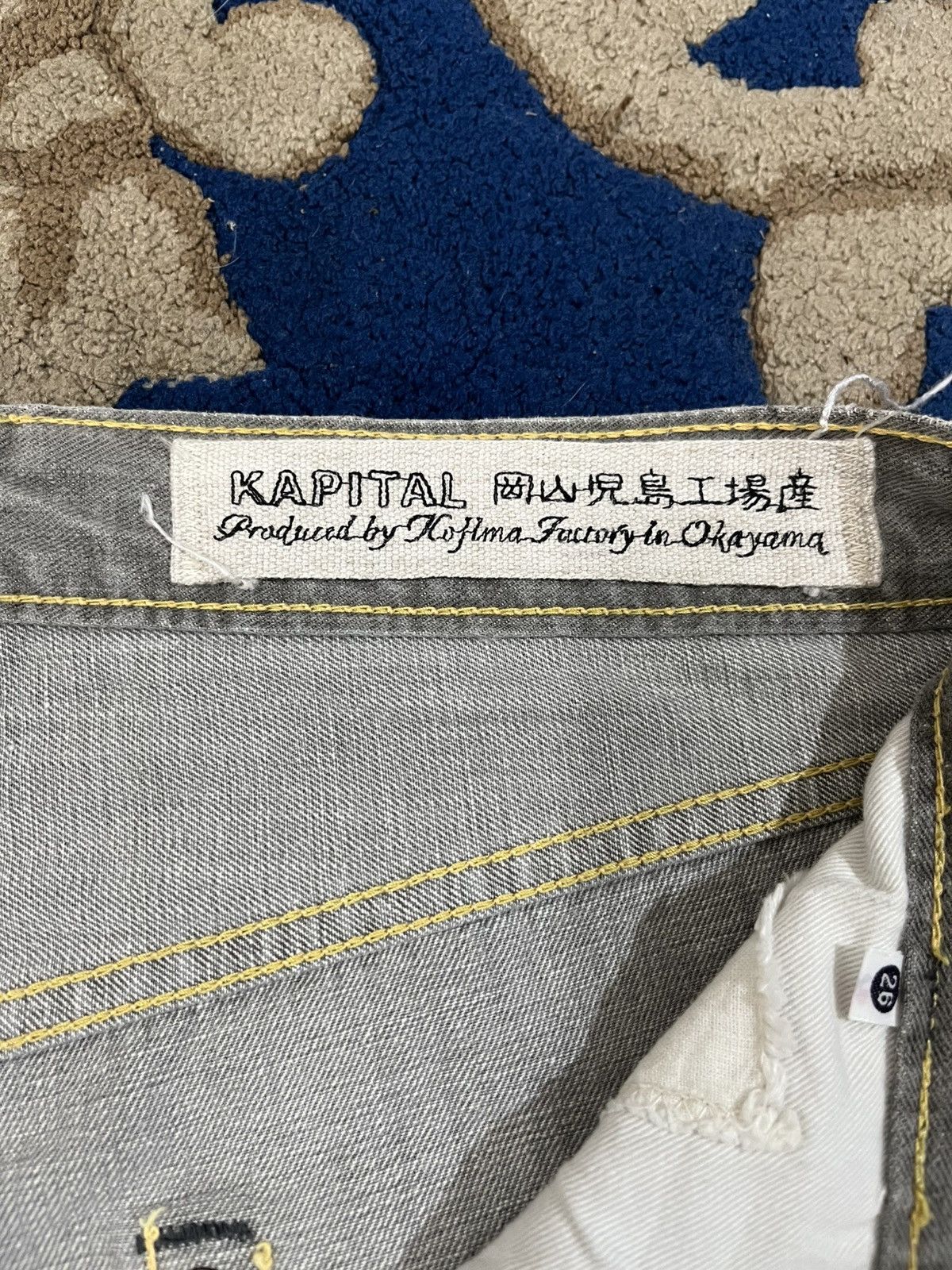 Japanese Brand × Kapital Vintage Kapital Sashiko Boro Half Selvedge Denim Size US 27 - 12 Thumbnail