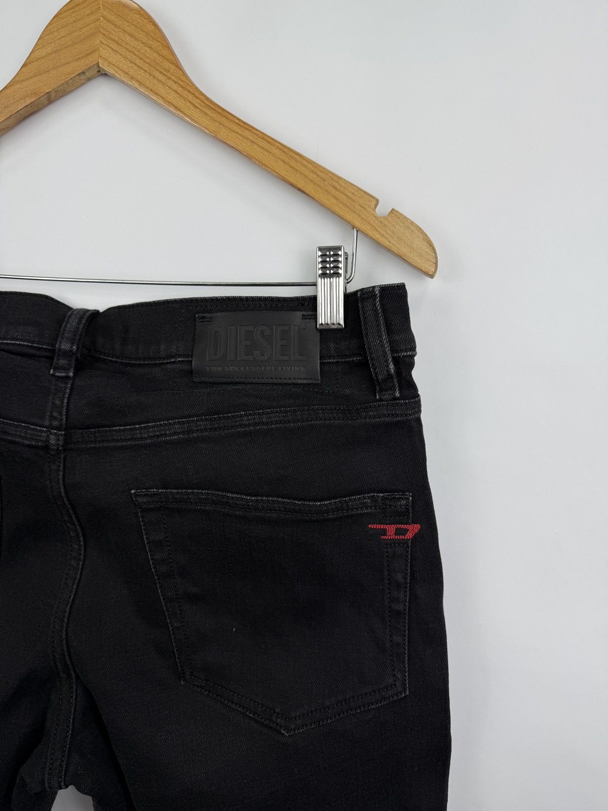 Diesel 🇺🇸 Diesel D-Strukt Slim 009HY Stretch Jeans Punk Opium Style Size US 33 - 24 Thumbnail