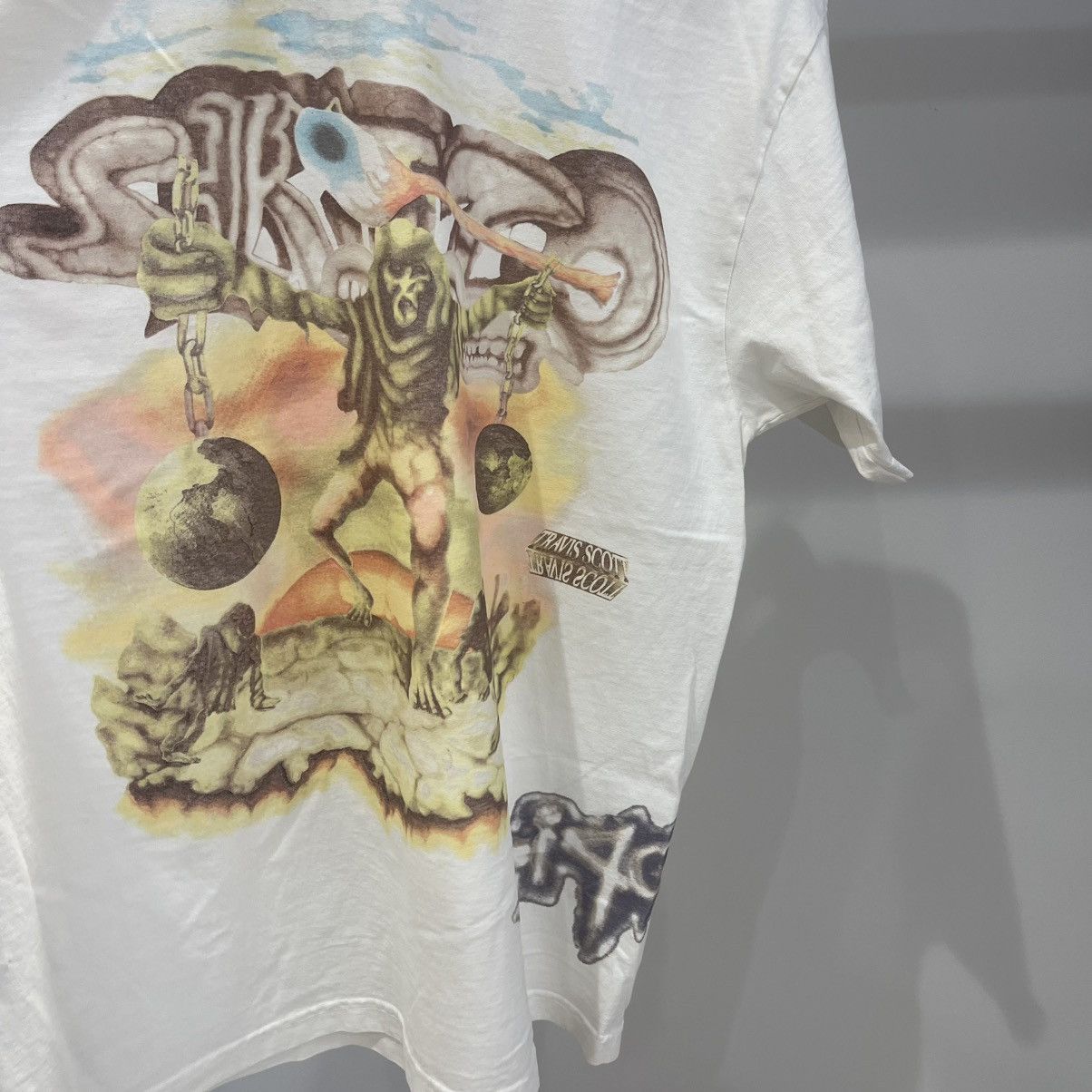 Travis Scott Travis Scott Utopia Tour Circus Maximus European Skitzo Tee Size US L / EU 52-54 / 3 - 2 Thumbnail