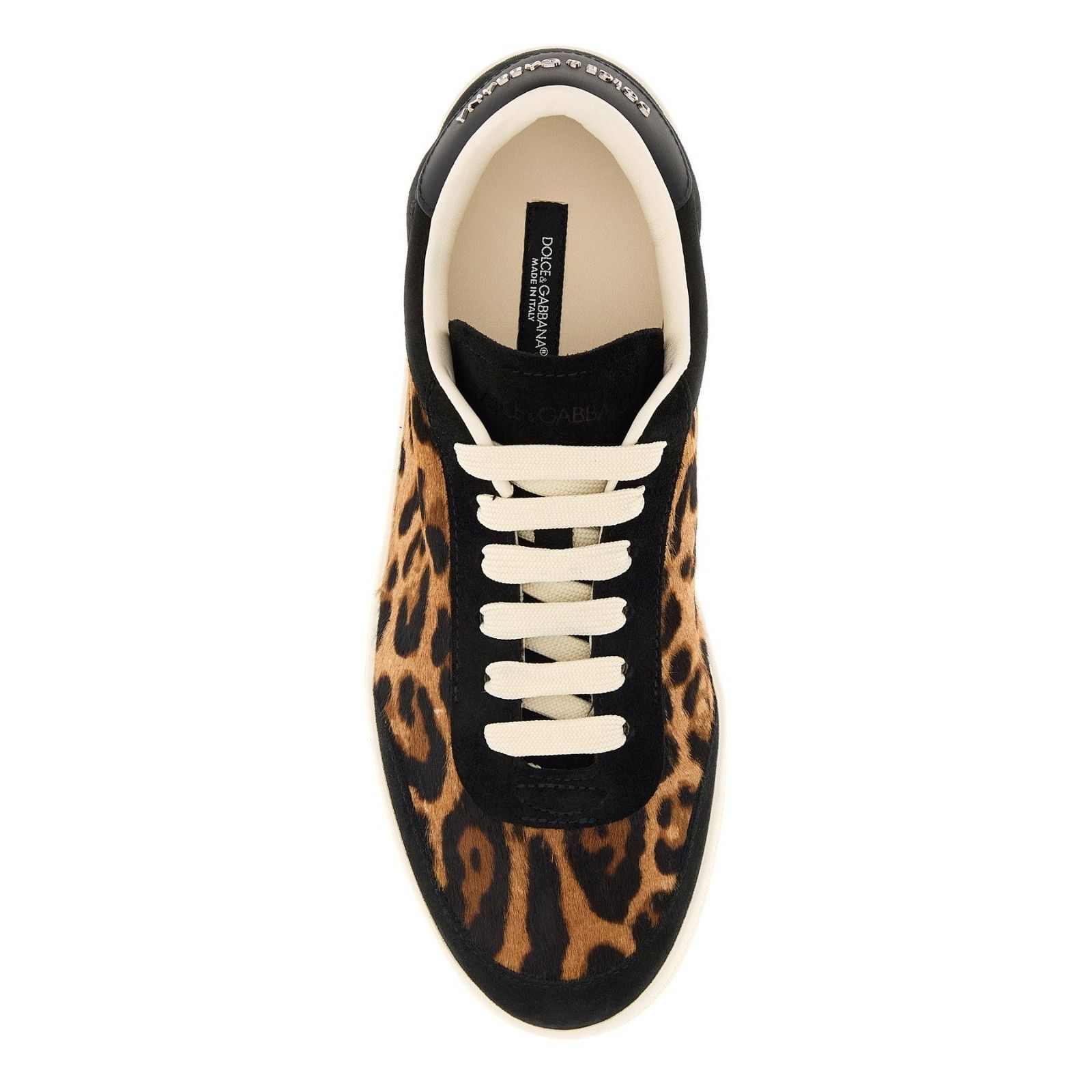 Dolce & Gabbana DOLCE & GABBANA Saint Tropez Light Brown Black Suede Sneaker Size US 11 / IT 41 - 4 Thumbnail