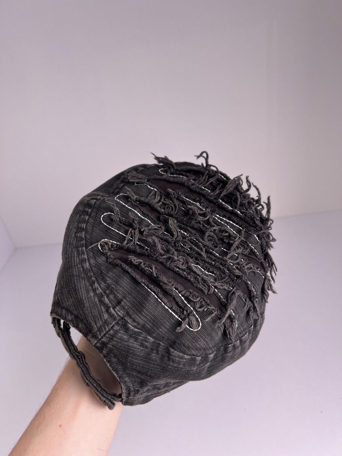 Designer × Japanese Brand × Vintage Vintage Designer Y2K distressed Avantgarde cap Size ONE SIZE - 5 Thumbnail