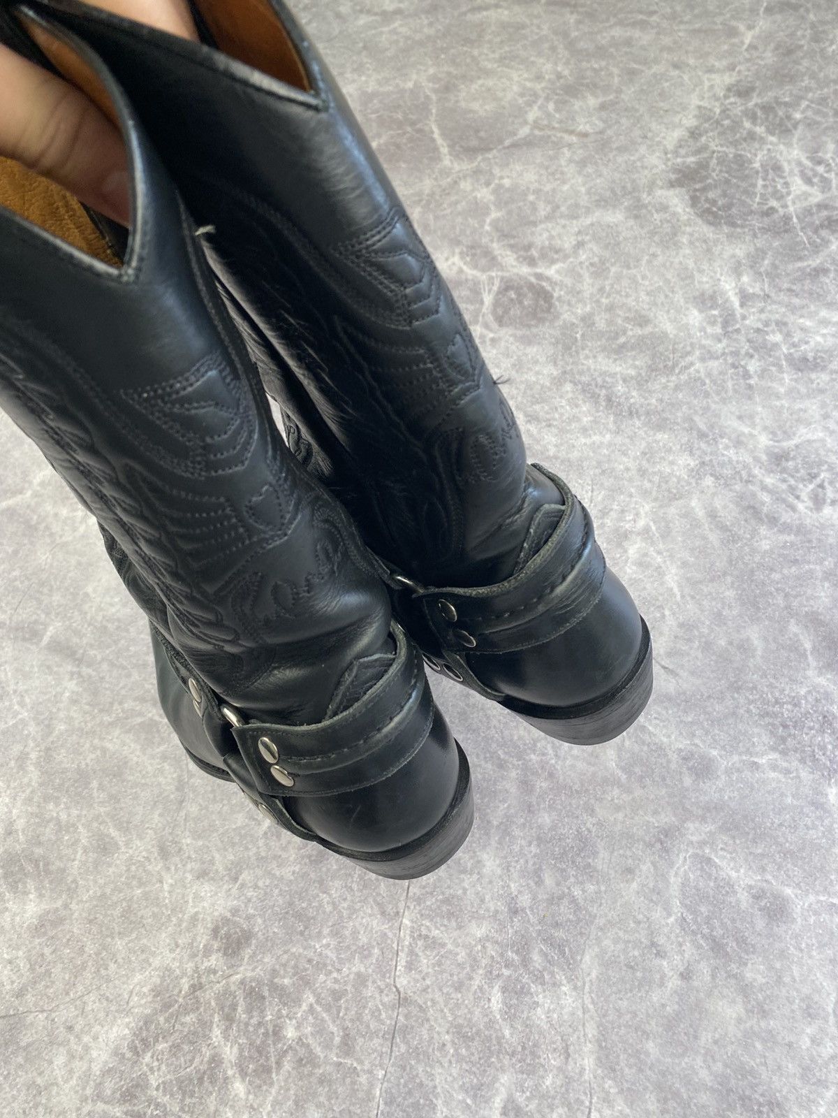 Sendra Sendra Premium Gaucho Leather Cowboy Western Boots Size 37.5 Size US 7.5 / IT 37.5 - 7 Thumbnail