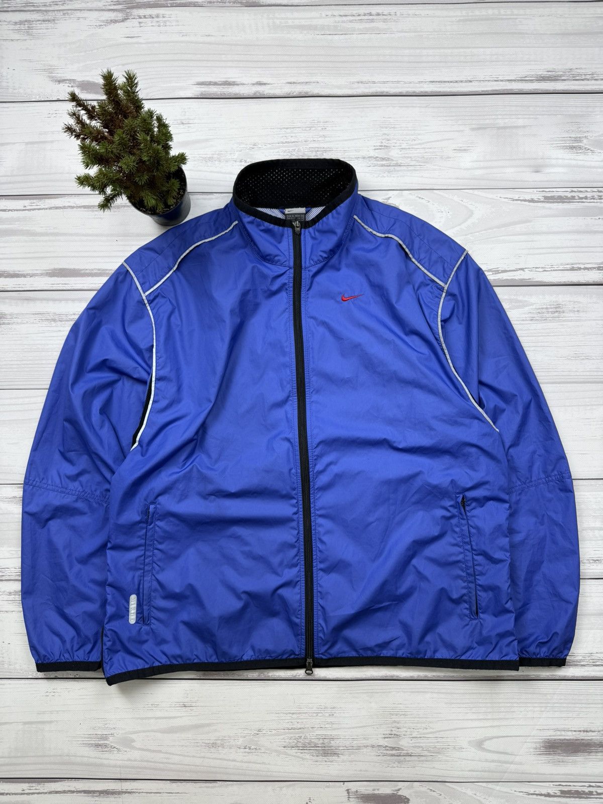 Nike 00s Nike Clima-Fit Ventilated Reflective Jacket Lilac/Blue Size US XL / EU 56 / 4 - 1 Thumbnail