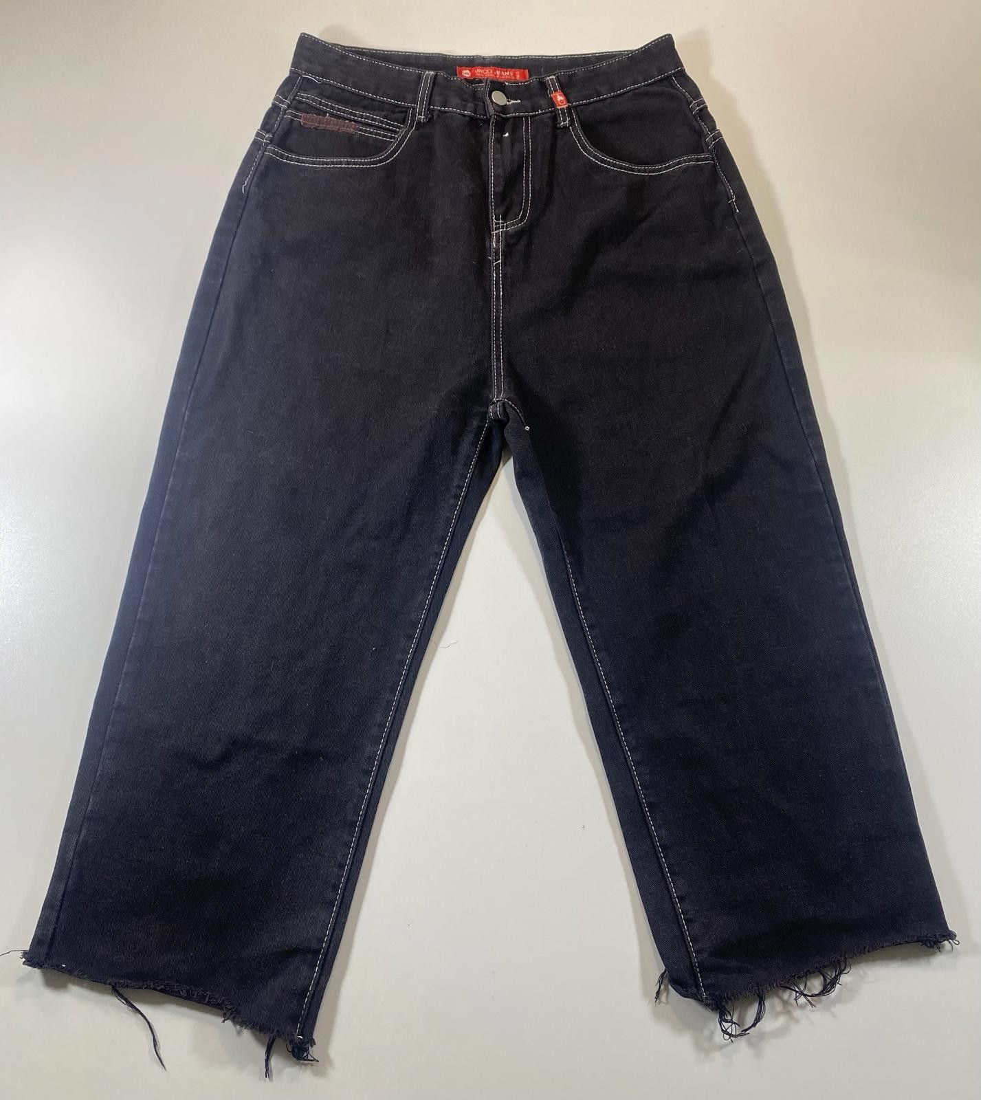 JNCO Vintage JNCO Black Wide Leg Denim Jeans 32 Size 32" / US 10 / IT 46 - 1 Thumbnail