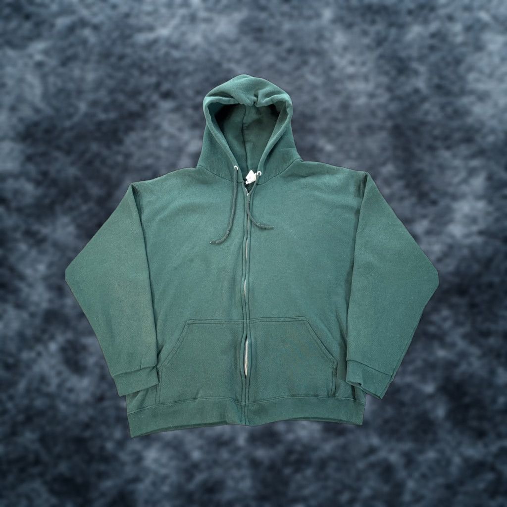 ESPIRIT VINTAGE Pro Spirit Hoodie Mens XL Green Full Zip Grunge Fleece 90s Mens Size US XL / EU 56 / 4 - 1 Thumbnail