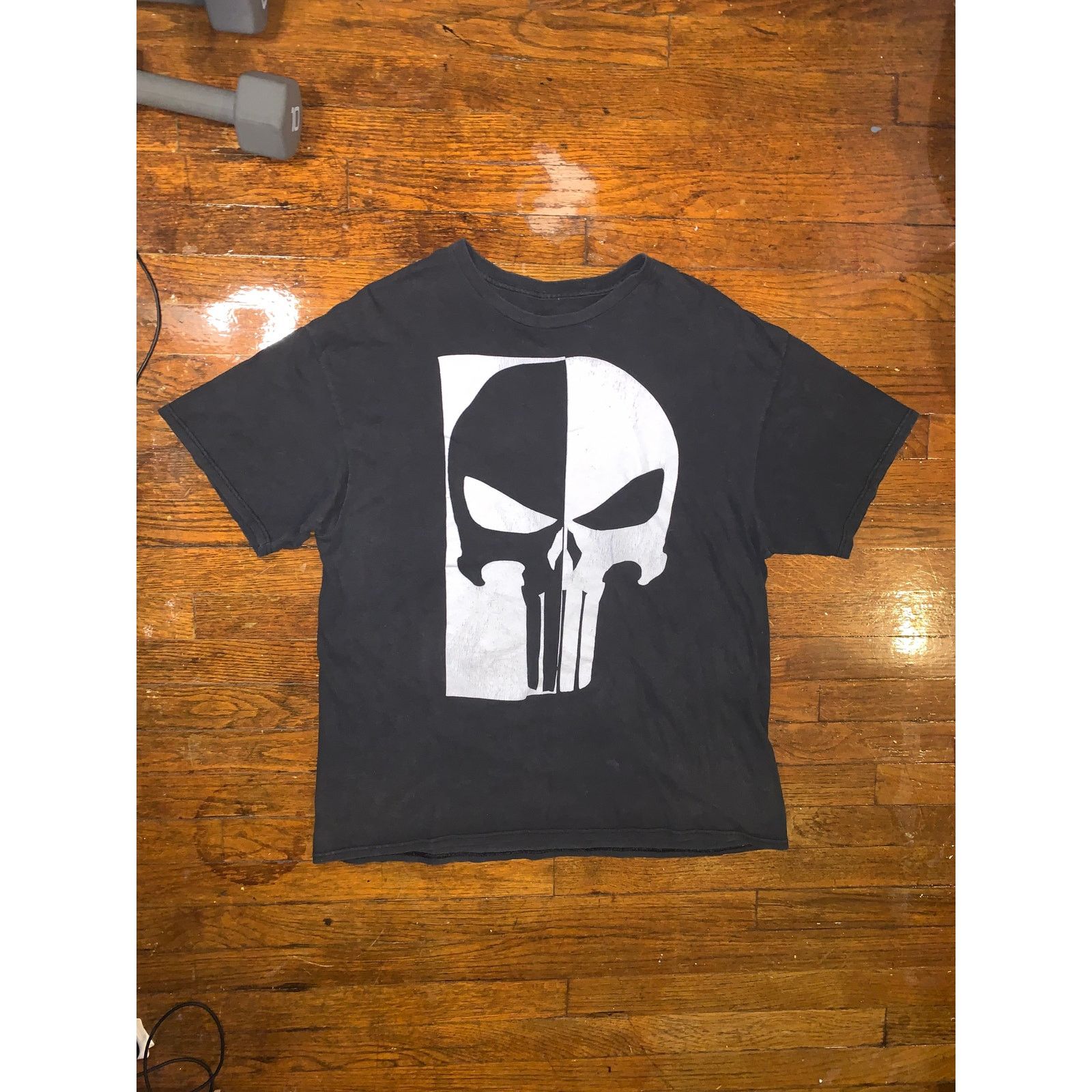 Marvel Comics × Other VTG The Punisher Split Skull T Shirt Black Large Marvel Tee Size US L / EU 52-54 / 3 - 1 Thumbnail