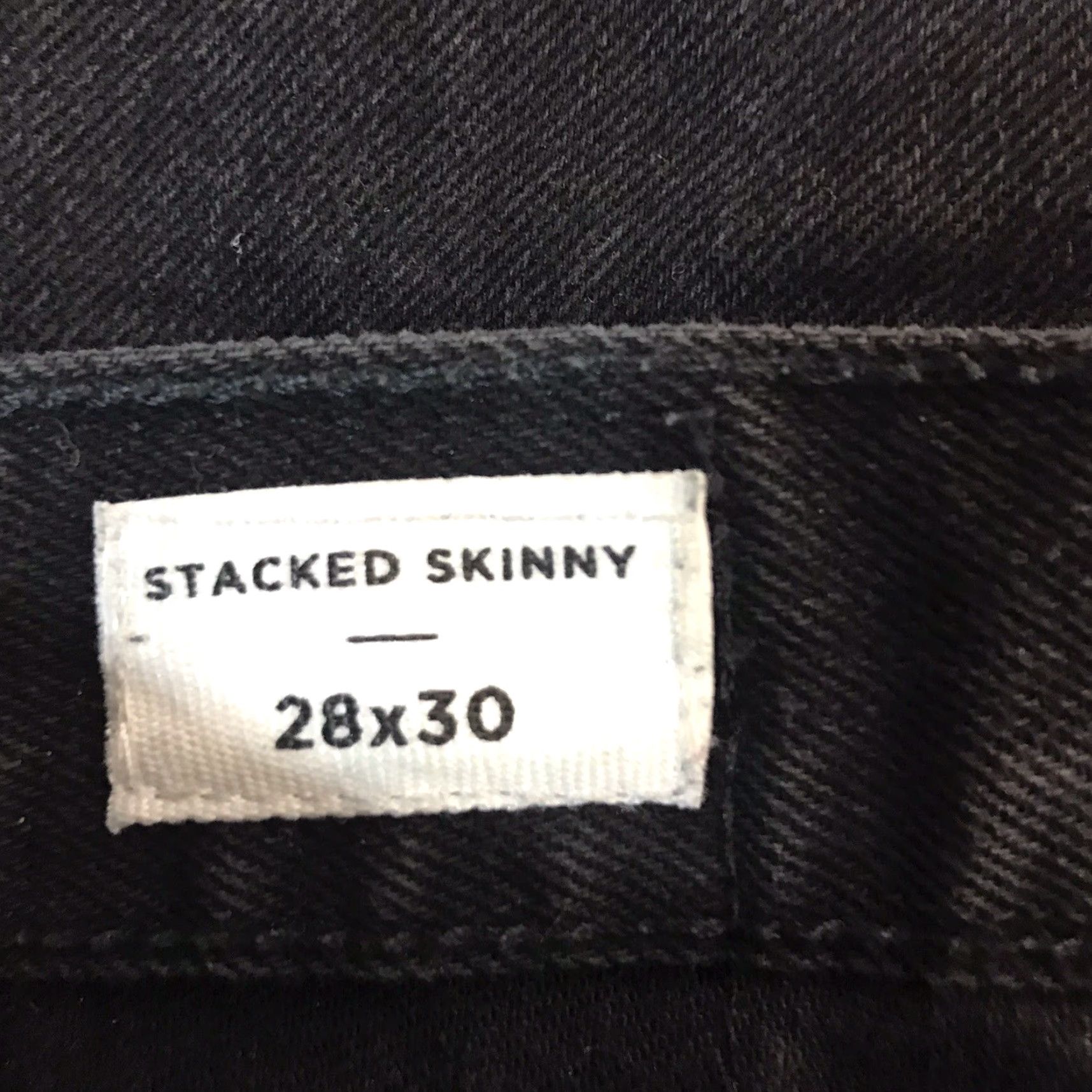 Pacsun PacSun Black Wash Skinny Jeans Mens Size 28X30 Distressed Stretch Denim Fall Winter Size US 28 / EU 44 - 5 Thumbnail