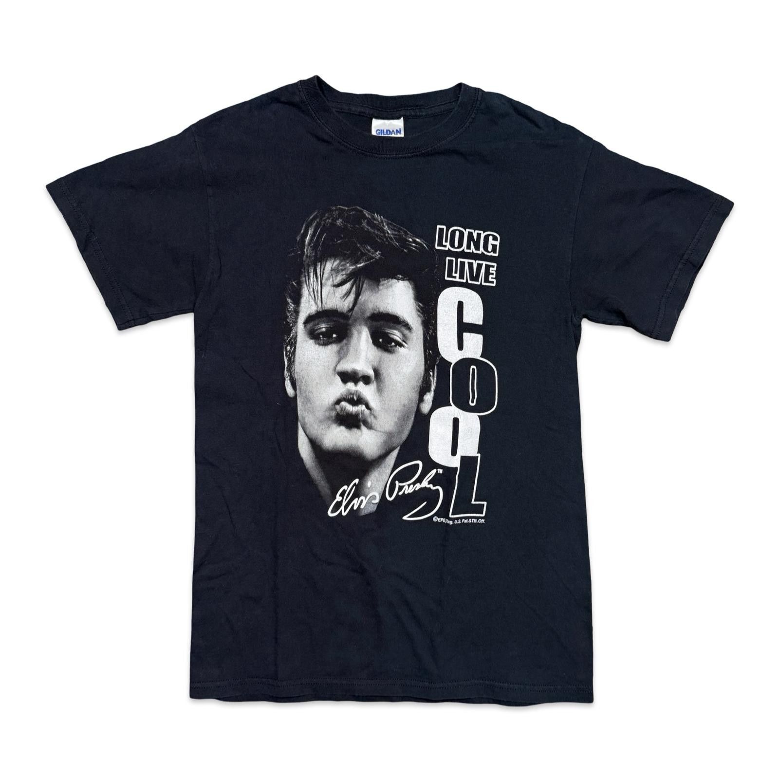 Gildan Elvis Presley Y2K Long Live Cool Memorabilia T-Shirt Size US S / EU 44-46 / 1 - 1 Thumbnail