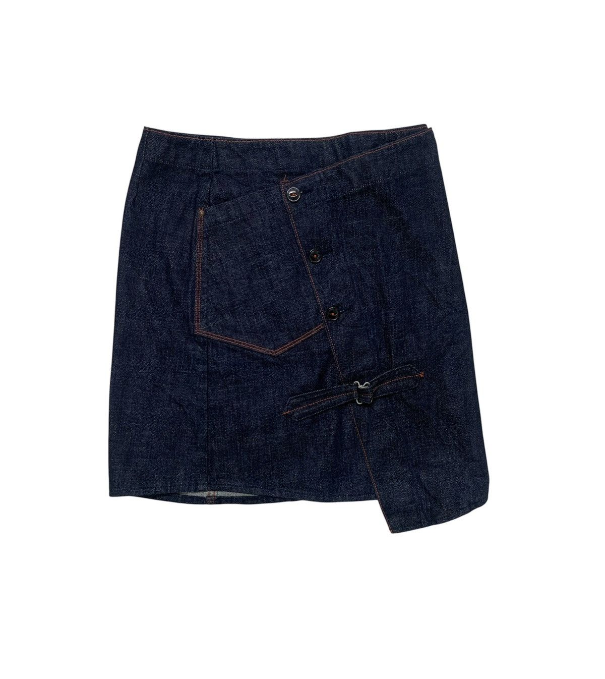 Japanese Brand × KATO Kato denim mini skirt Size 29" - 1 Thumbnail