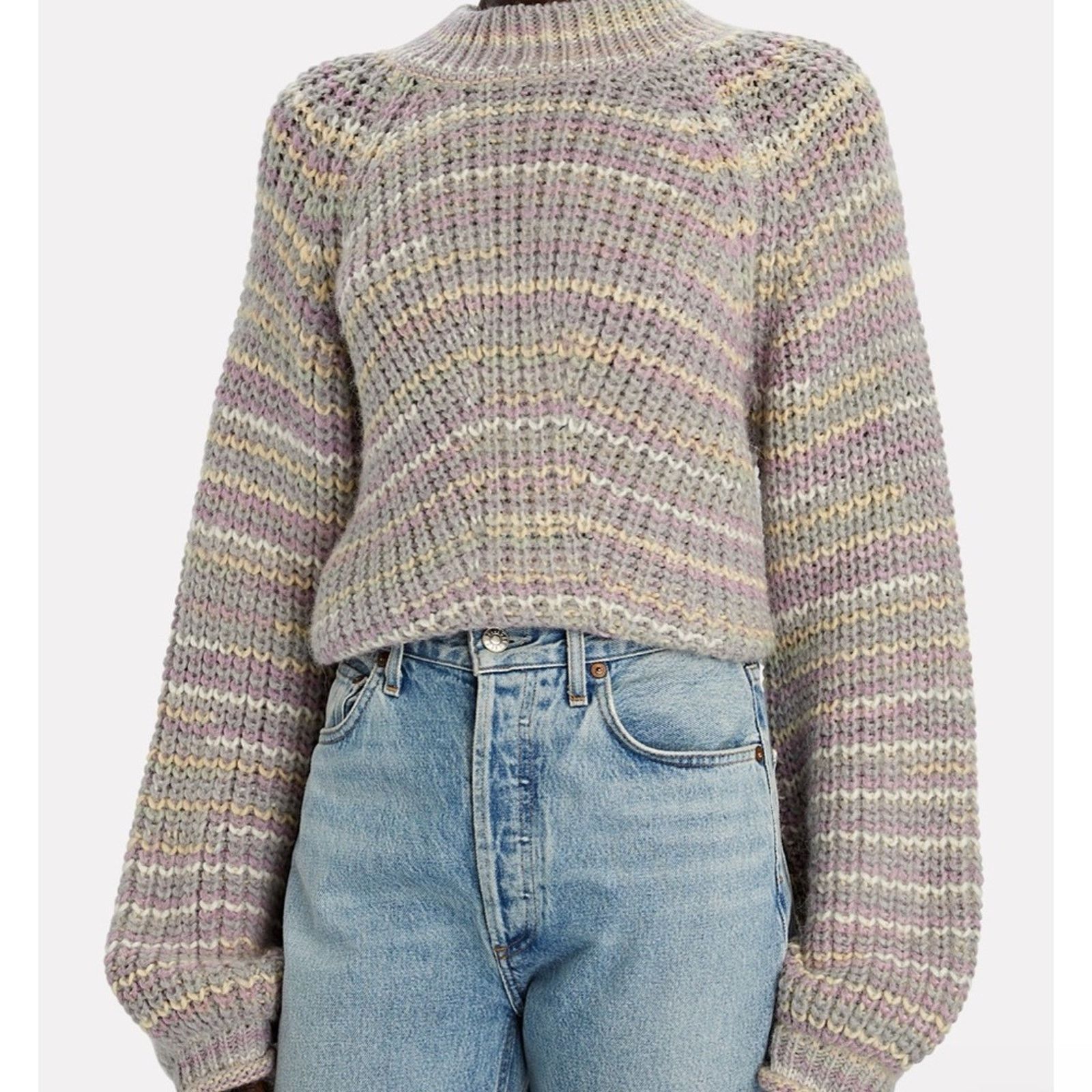 NICHOLAS New NICHOLAS Maliya Space Dyed Multi grey Sweater sz M Size M / US 6-8 / IT 42-44 - 11 Thumbnail