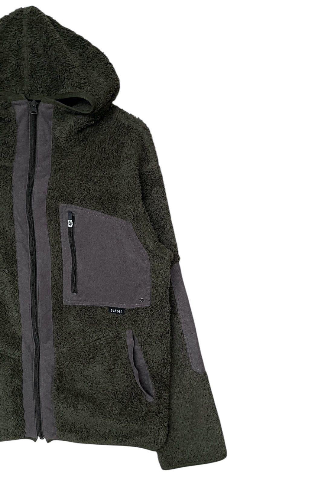 Schott × Vintage Vintage Brand Schott Fleece Jacket 1990s Size US M / EU 48-50 / 2 - 4 Thumbnail