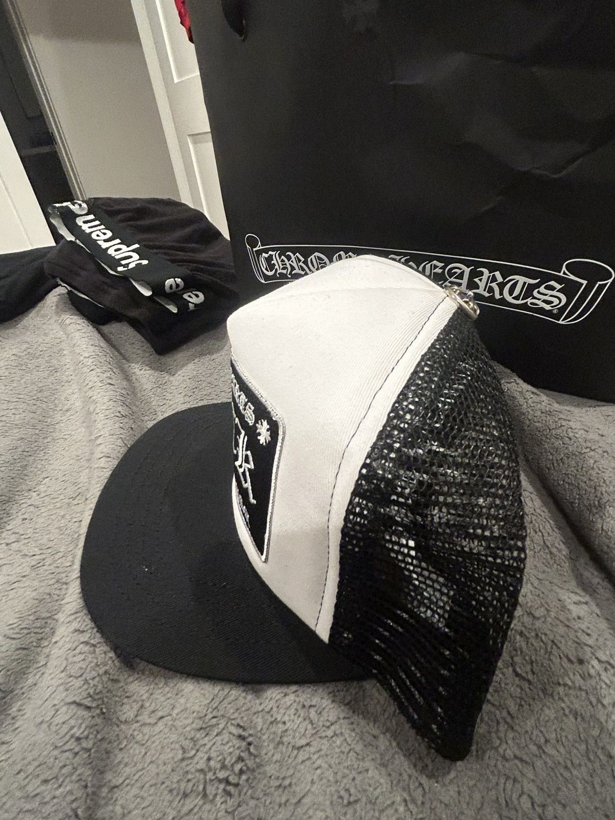 Chrome Hearts Chrome hearts fuck hollywood trucker hat Size ONE SIZE - 2 Thumbnail