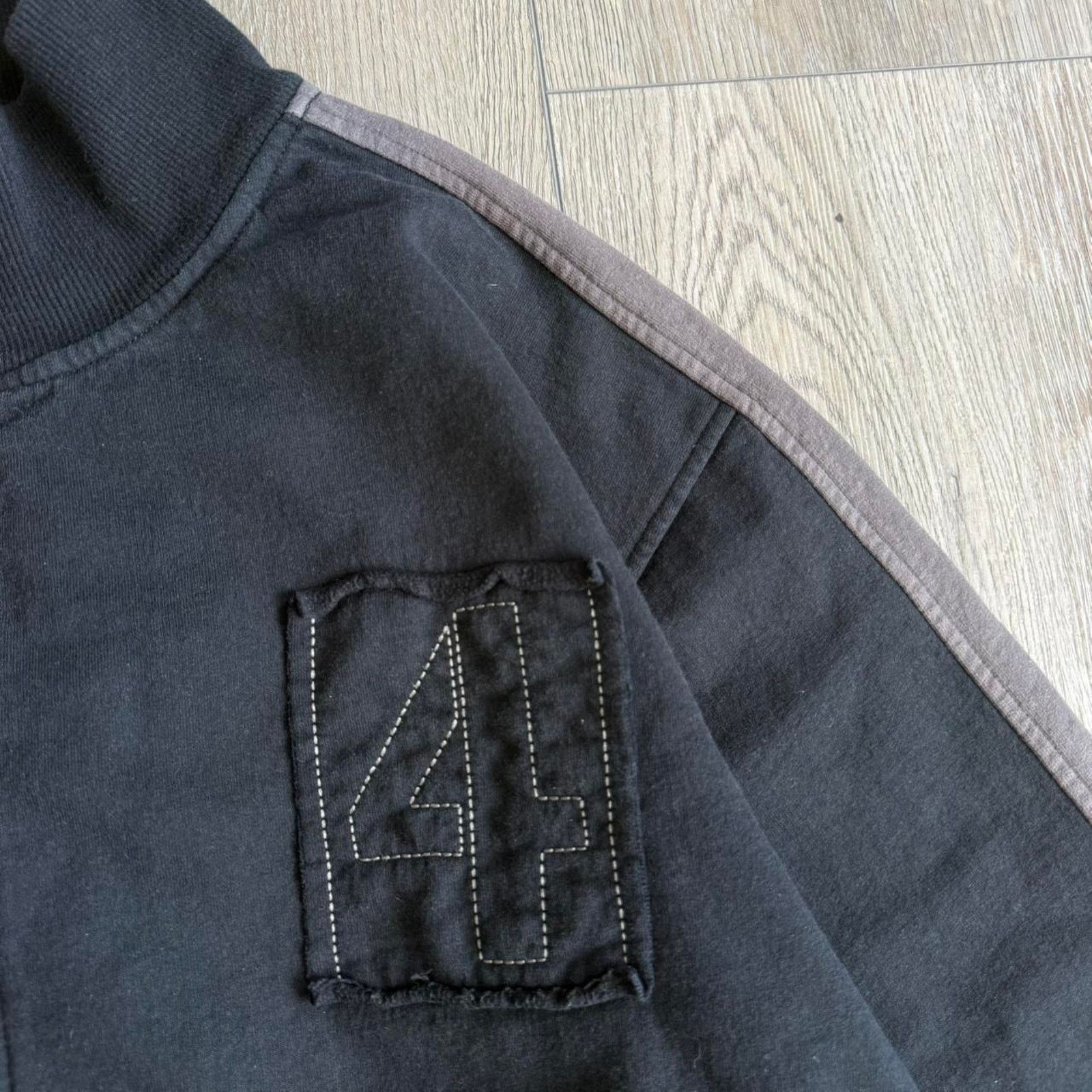 Mossimo Vintage y2k mossimo cut and sew zip up sweatshirt Size US XXL / EU 58 / 5 - 5 Thumbnail