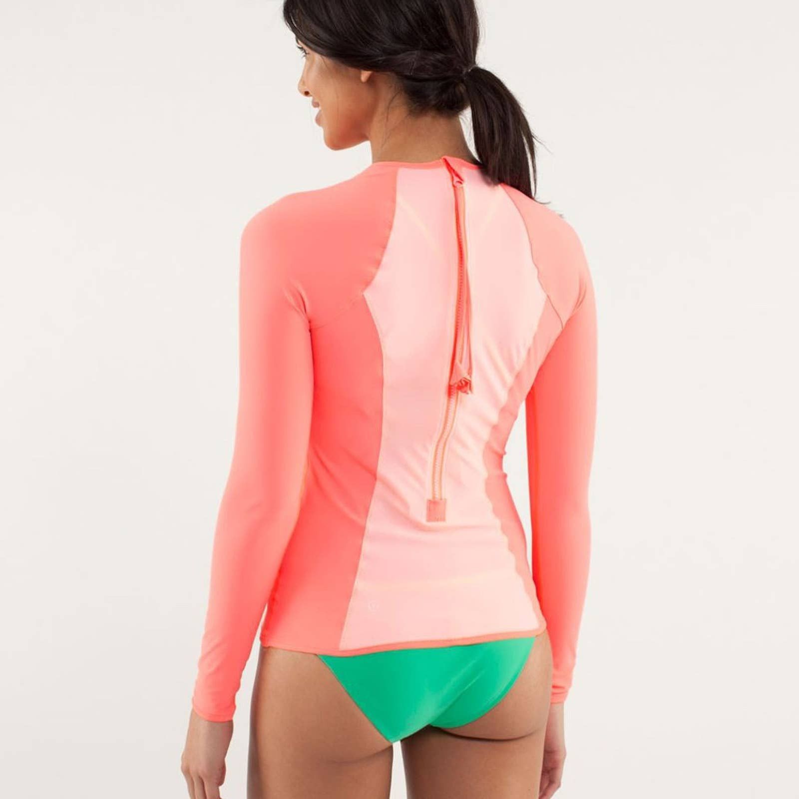 Lululemon LULULEMON Board Balance Rash Guard Coral Pink Size M / US 6-8 / IT 42-44 - 2 Thumbnail