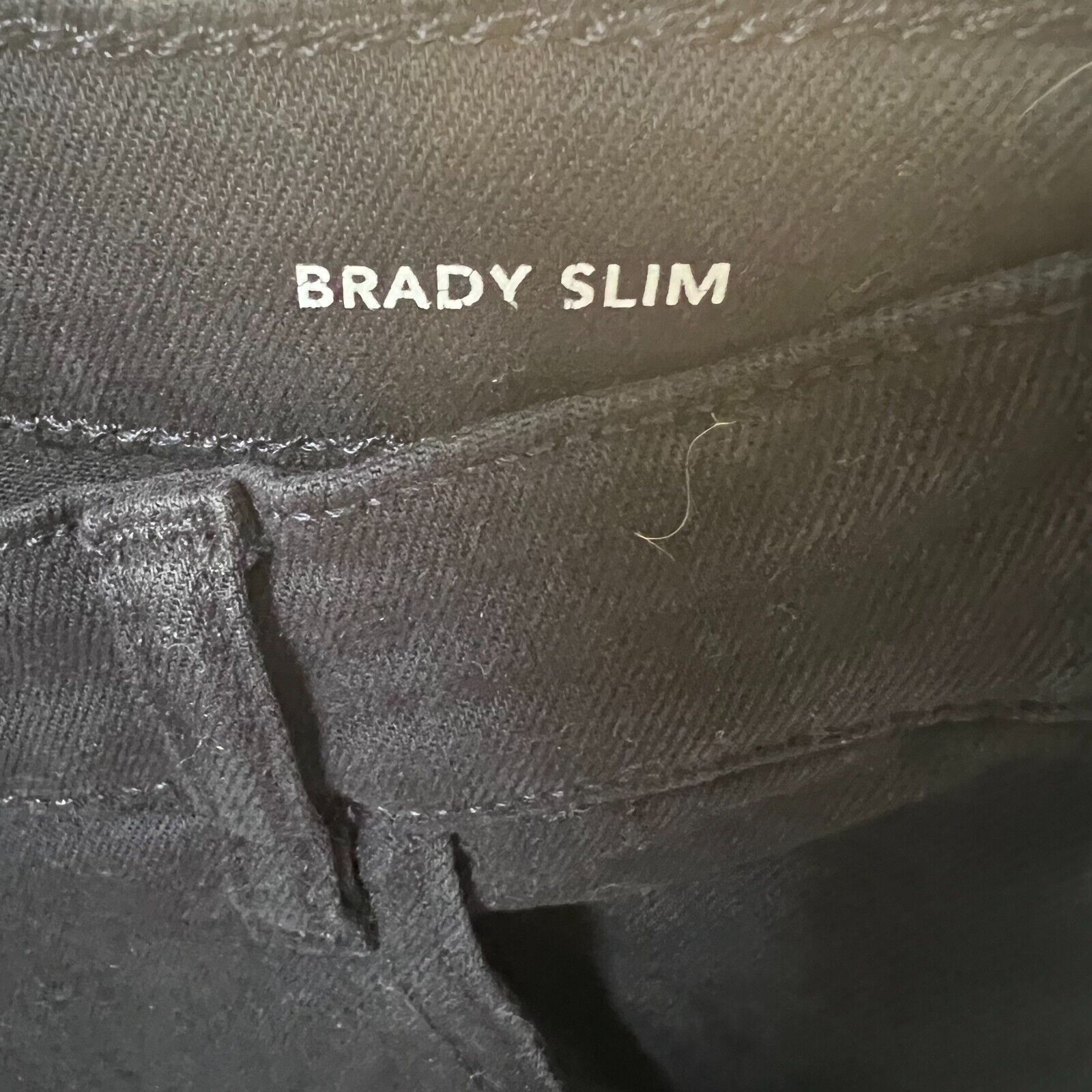 DL1961 DL1961 Womens Black Dark Sapphire Brady Slim Casual Jeans 16 Size 38" / US 16 / IT 52 - 8 Thumbnail