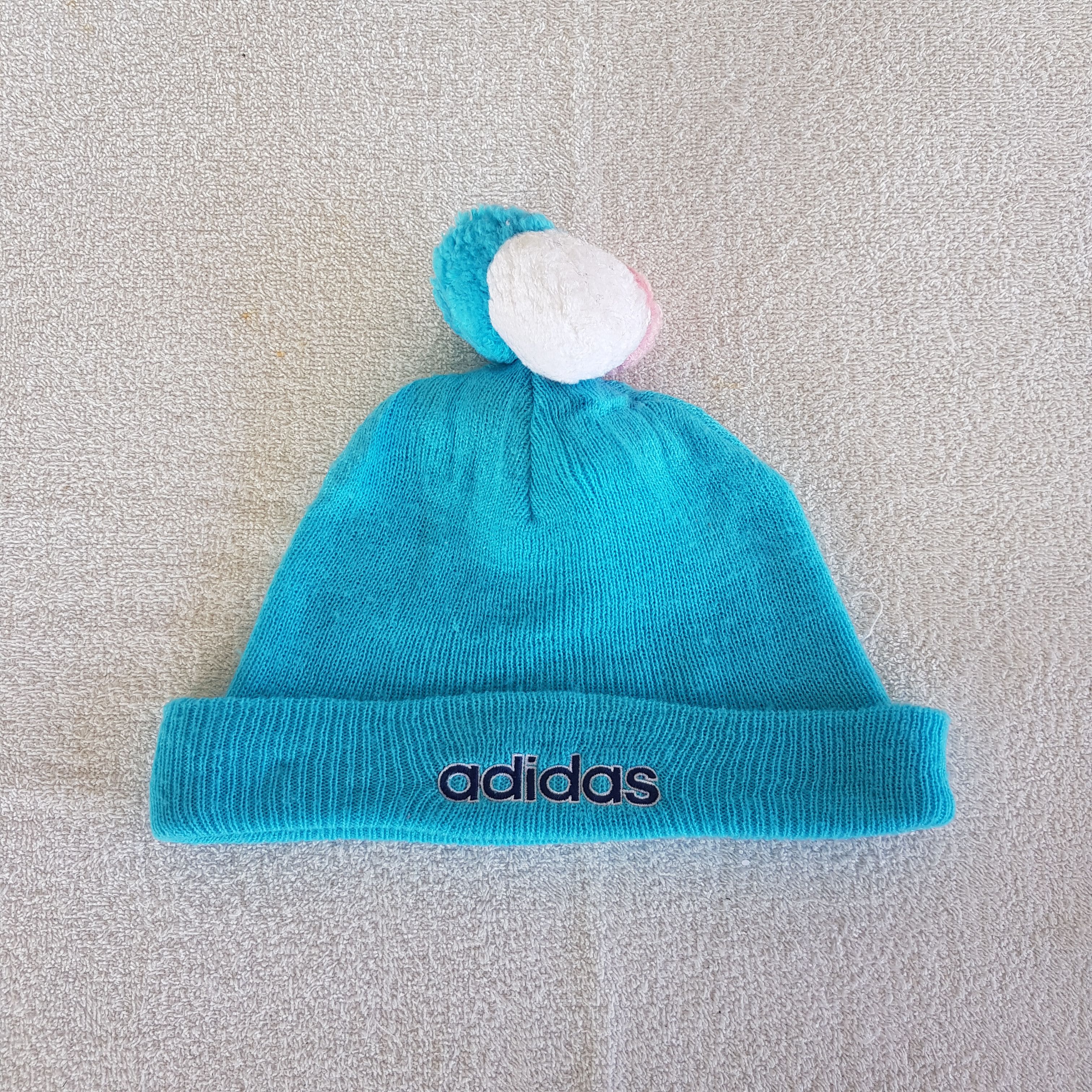 Adidas Vintage Adidas Beanie Fair Isle Ribbed Knit Snow Caps Hats. Size ONE SIZE - 5 Thumbnail