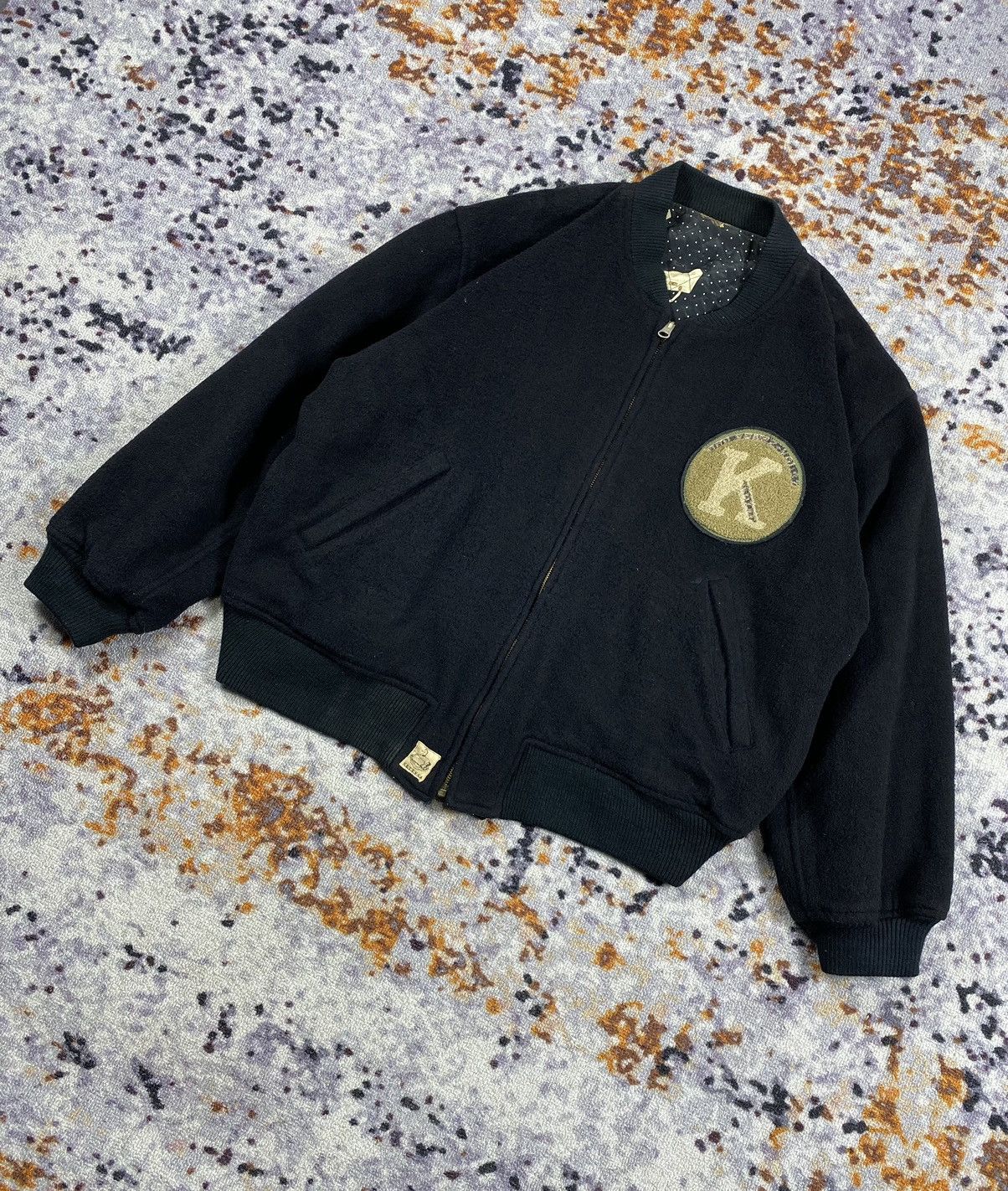 Beauty Beast × Japanese Brand × Vintage Vtg Ketty.sa Bomber Jacket Woll Revesible Balck Size US L / EU 52-54 / 3 - 2 Thumbnail