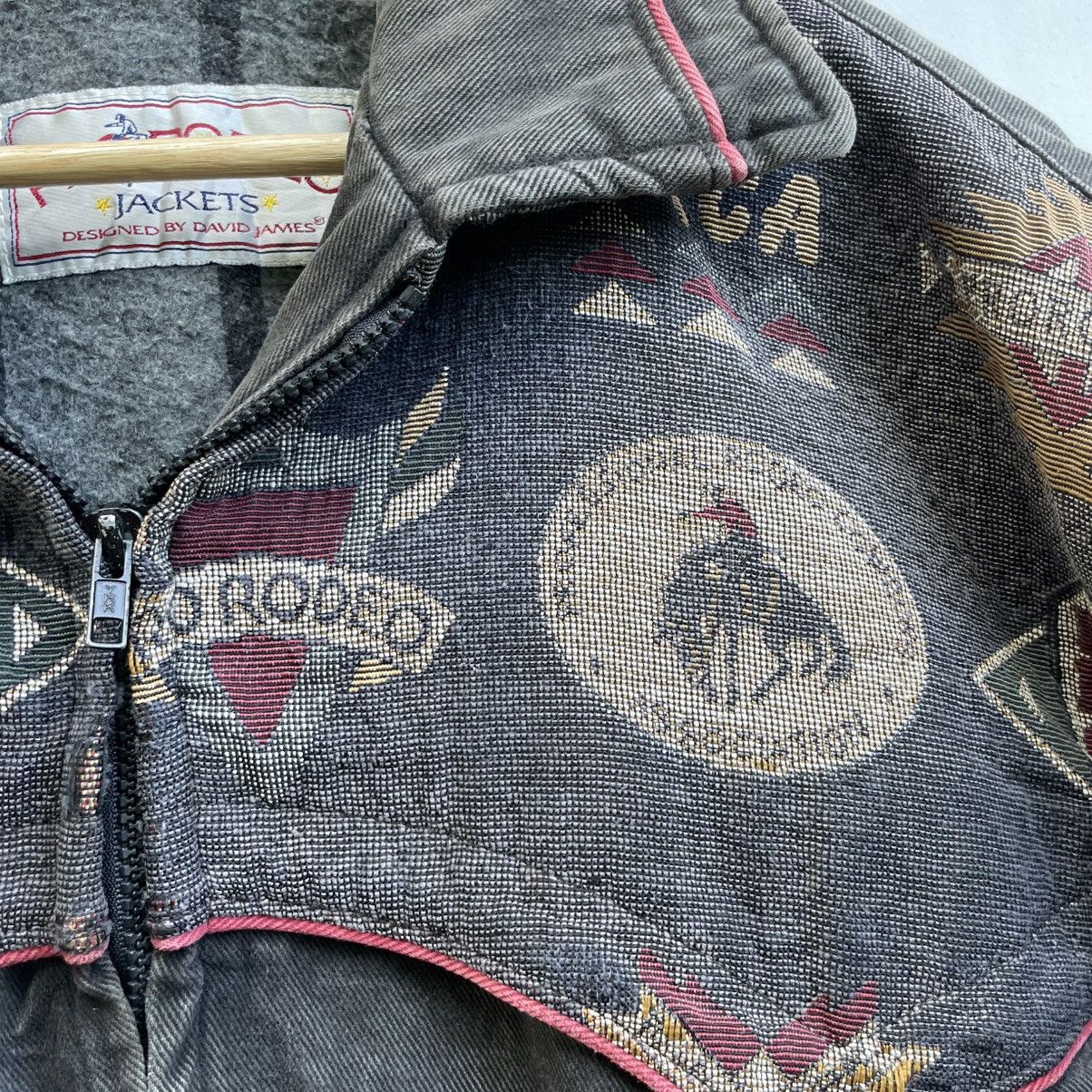 Cowboy Equipment × Vintage 💥Vtg Bullfighting Cowboy Pro Rodeo David James Distressed Size US M / EU 48-50 / 2 - 10 Thumbnail