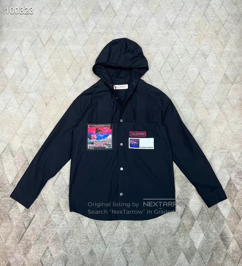 Valentino Valentino Hooded shirt jacket Size US M / EU 48-50 / 2 - 1 Thumbnail
