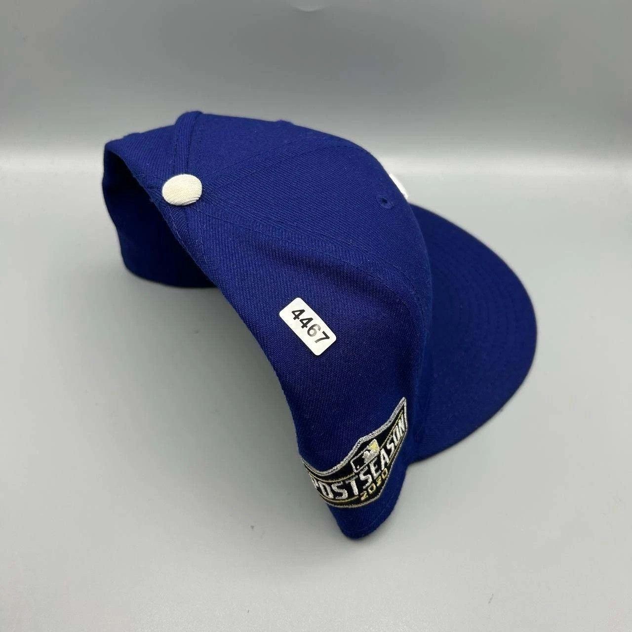 New Era Los Angeles LA Dodgers Hat Men 8 Blue Embroidered Fitted Cap Size ONE SIZE - 10 Thumbnail