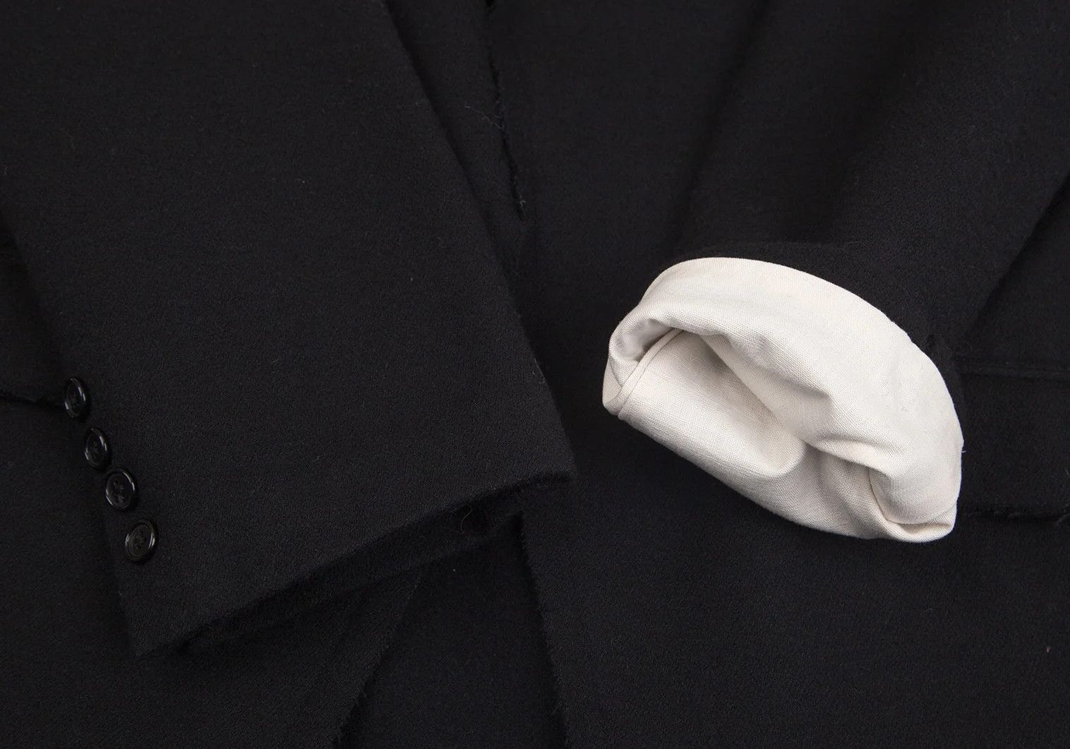 Yohji Yamamoto Yohji Yamamoto Little Boy Patch Cut Jacket Size US XL / EU 56 / 4 - 6 Thumbnail