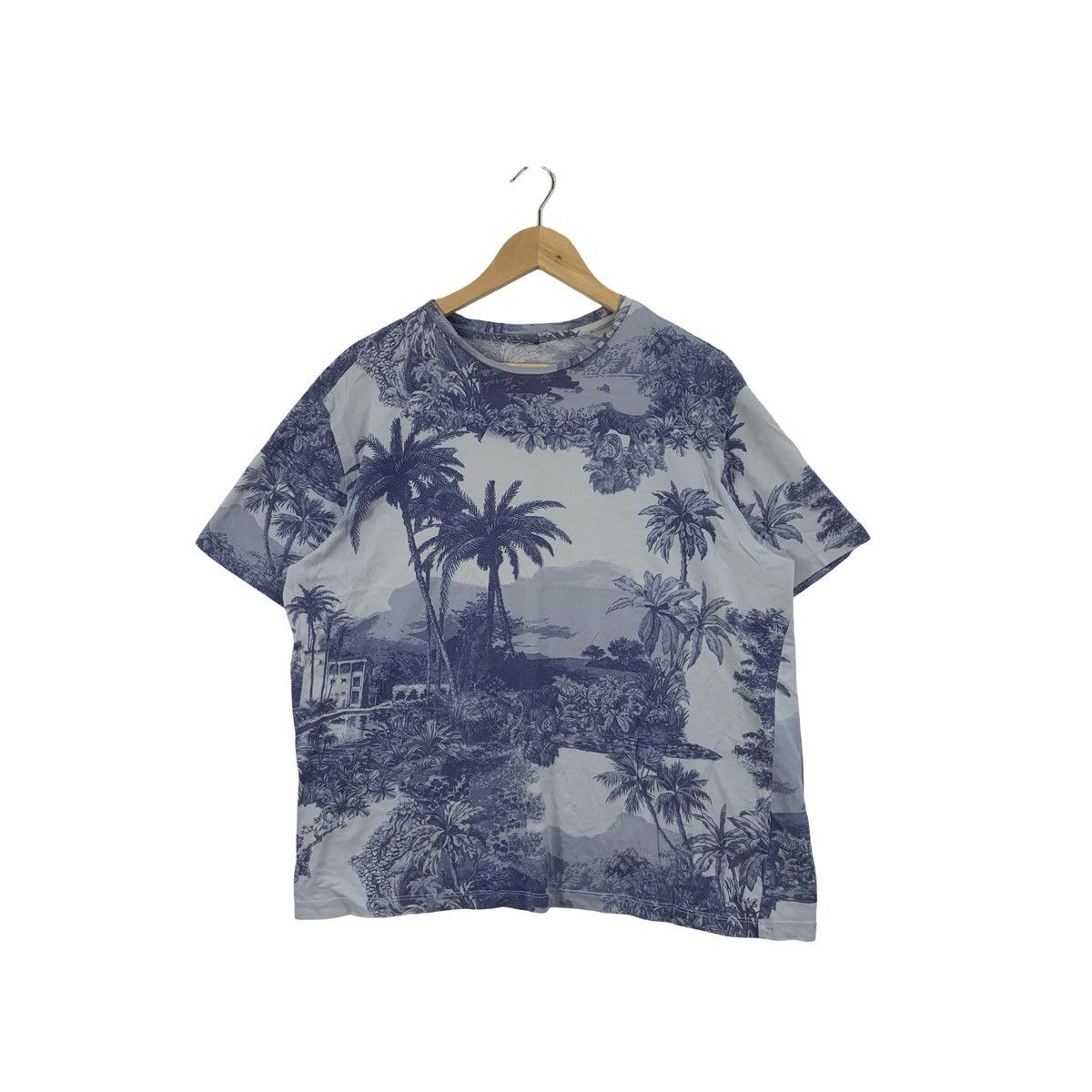 H&M H&M X TOILE DE JOUY Landscape Over Print Design Tee Shirt Size US XL / EU 56 / 4 - 1 Thumbnail