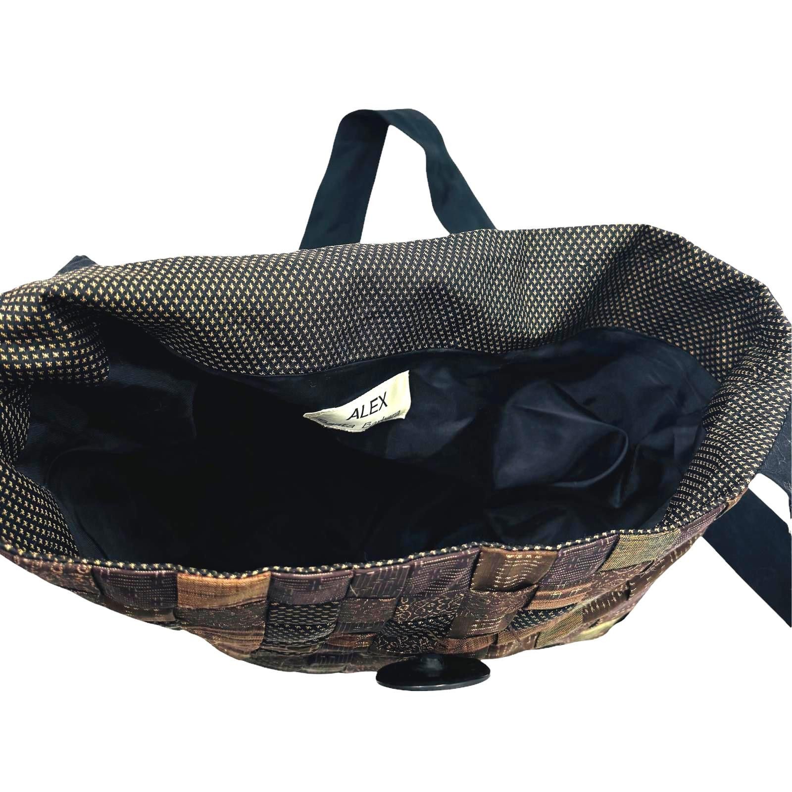 Designer Alex Barbara Woven Silk Crossbody Purse Size ONE SIZE - 3 Thumbnail