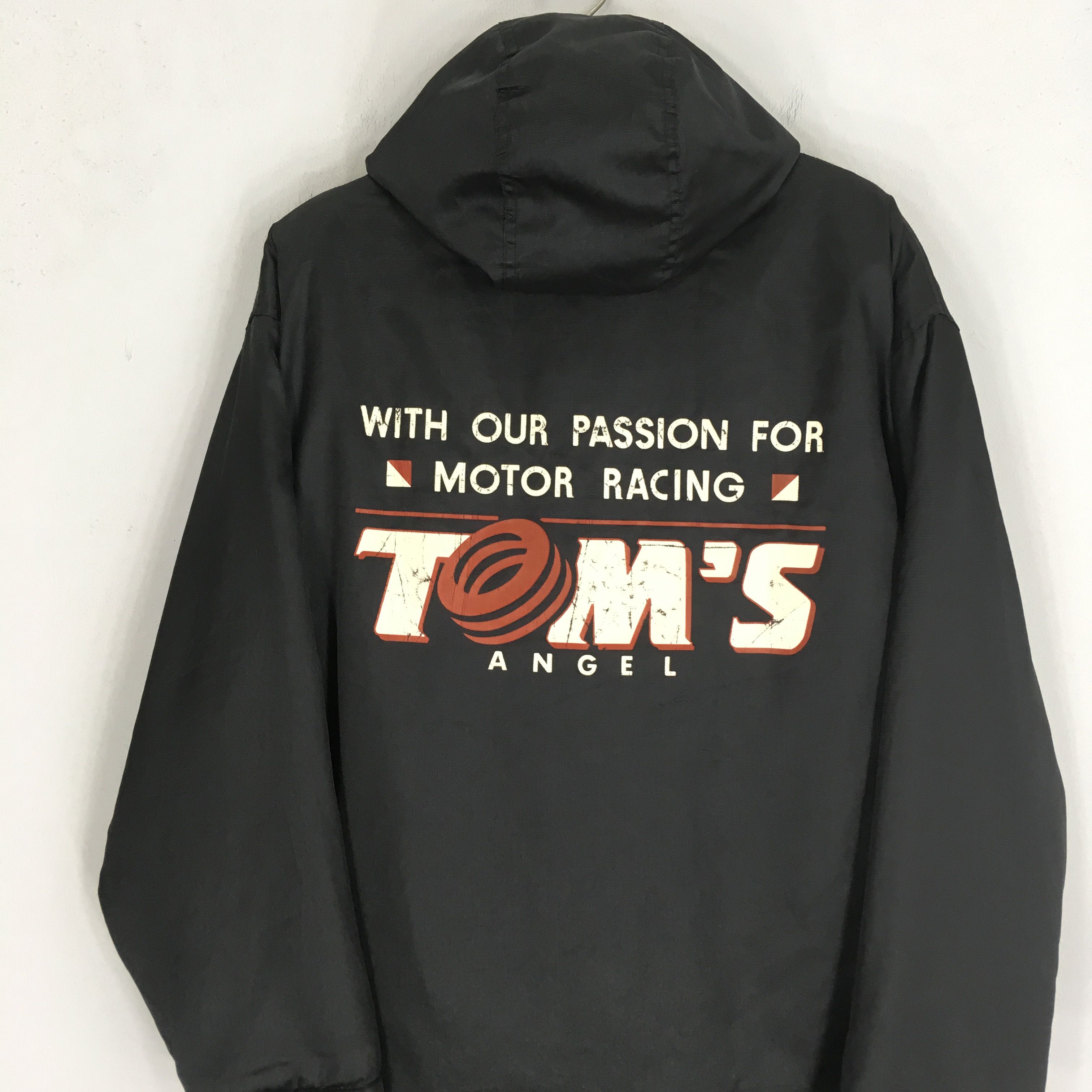 Toms Vintage 90s Tom's Sherpa Lining Motorsport Racing Hoodie Size US M / EU 48-50 / 2 - 8 Thumbnail